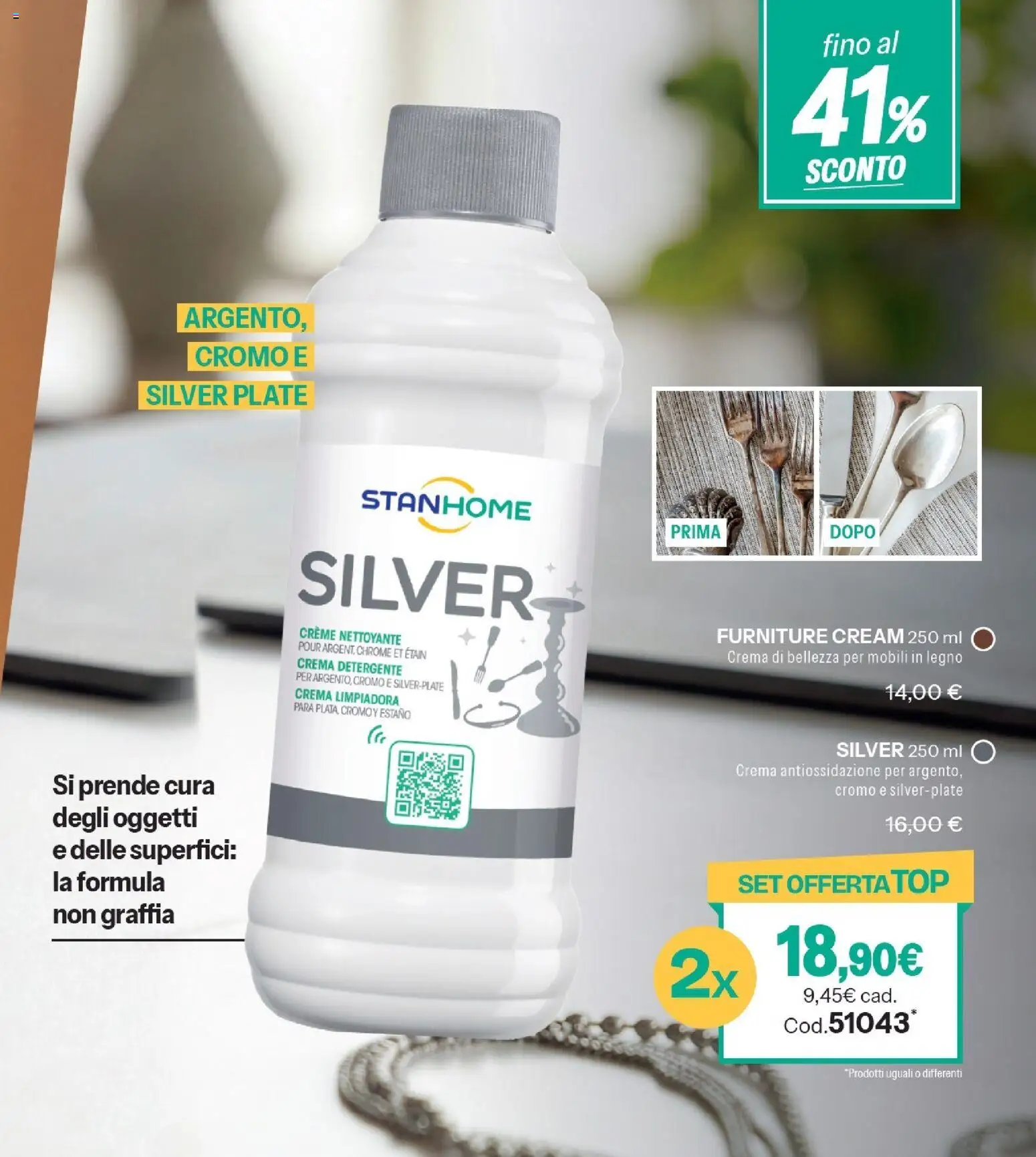Volantino Stanhome del 12.05.2026 | Pagina: 23 | Prodotti: Crema, Detergente, Top