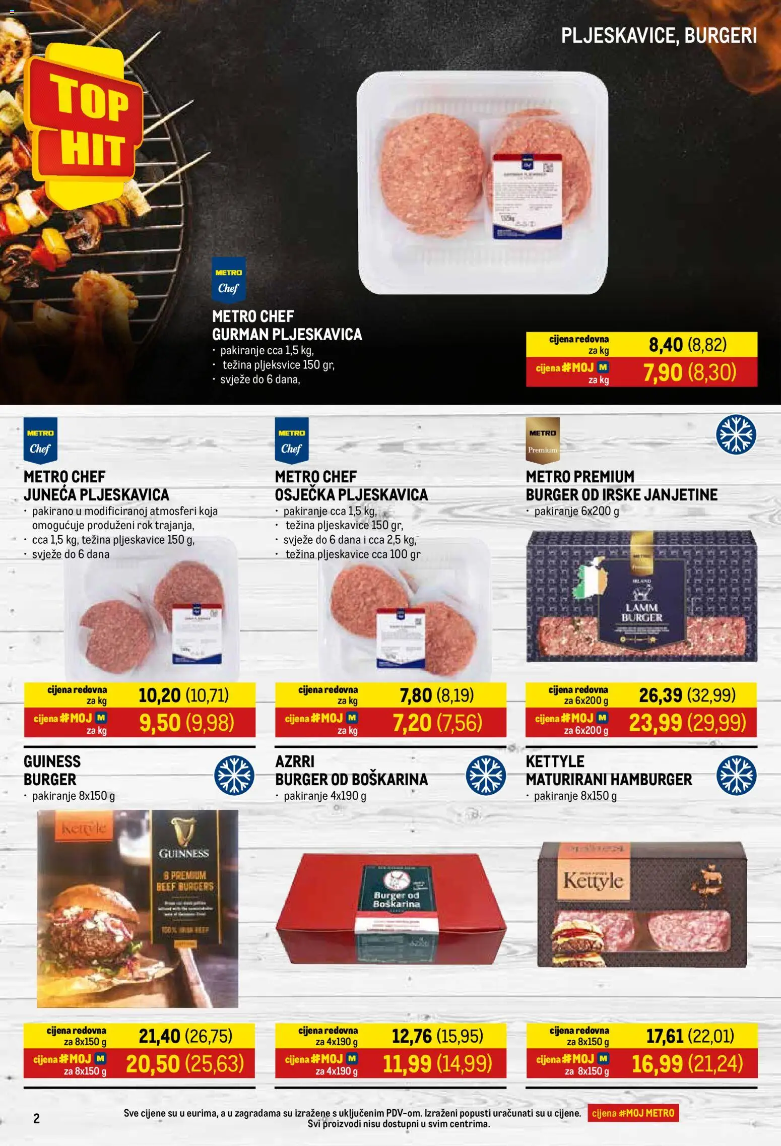Metro katalog | vrijedi od 01.10.2026 | Stranica: 2 | Proizvodi: Pljeskavice, Hamburger