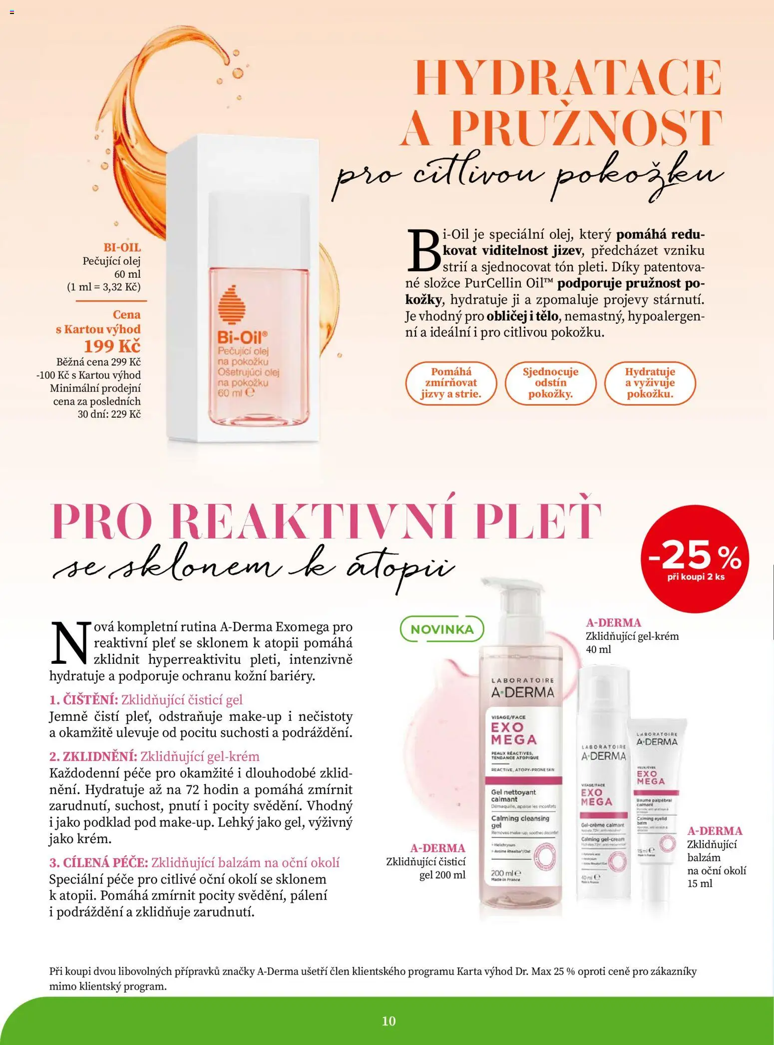 Dr. Max magazín od 01.09.2026 | Strana: 10 | Produkty: Makeup, Olej