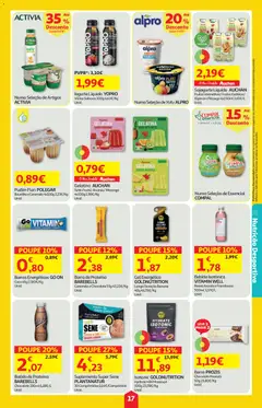 Pré-visualização Auchan folheto válido de 02/07/2026 | Página: 17 | Produtos: Soja, Banana, Gelatina, Proteina