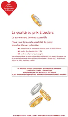 E.Leclerc - Prévisualisation de E.Leclerc Catalogue bijoux valide à partir de 20/01/2026 | Page: 8 | Produits: Anniversaire