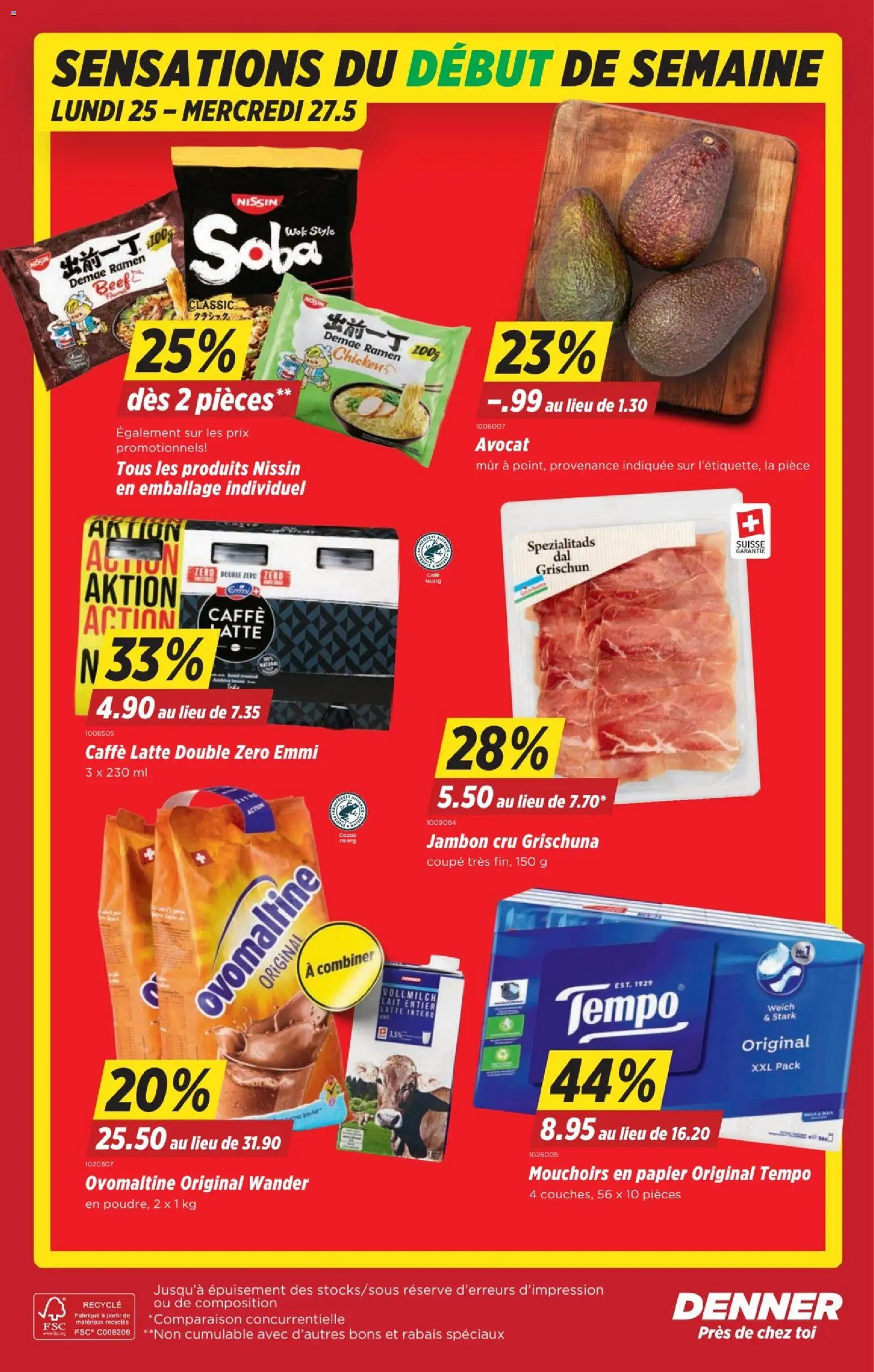 Denner aktionen FR – gültig ab 21.05.2026 | Seite: 22 | Produkte: Avocado, Wok