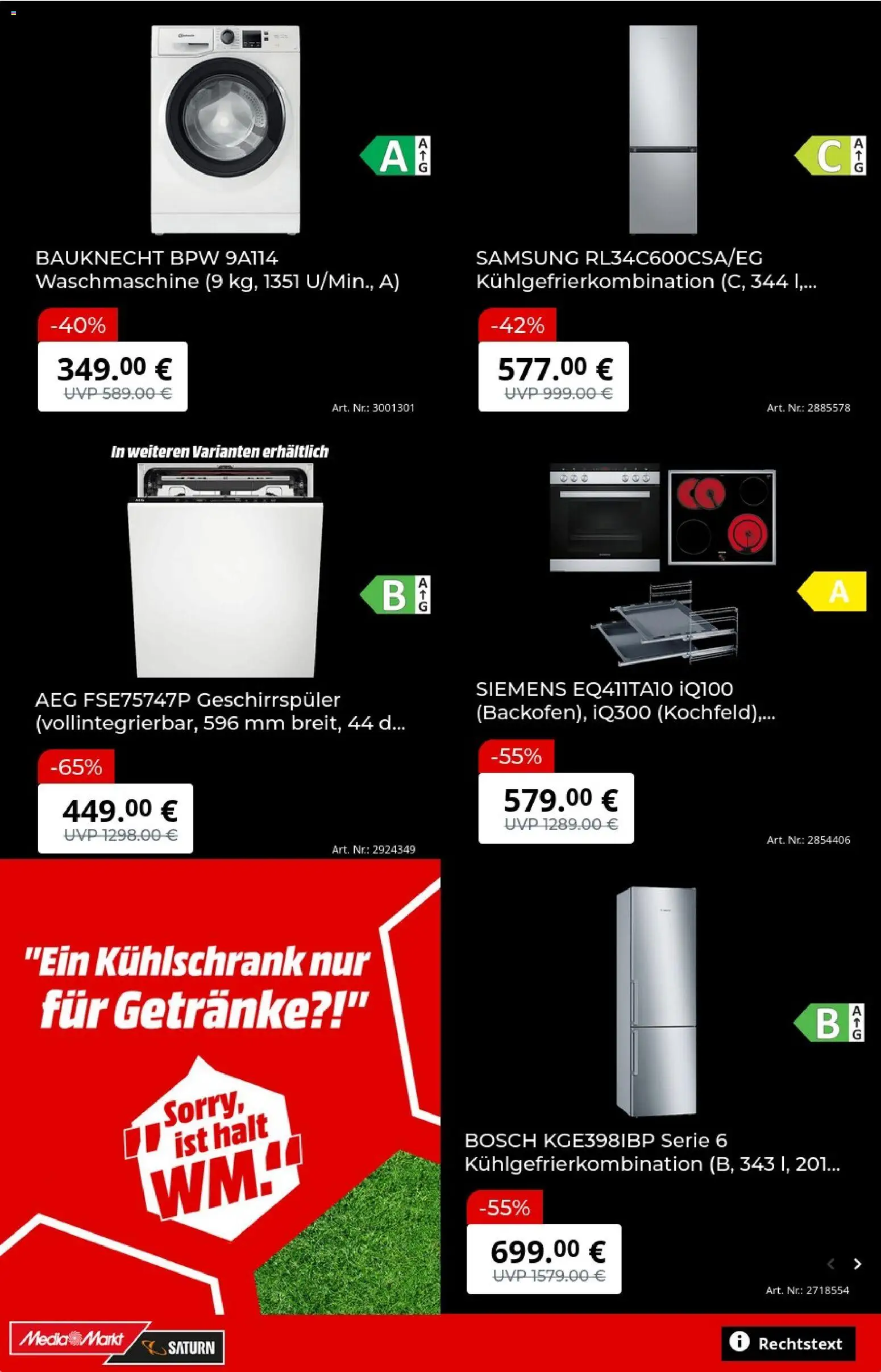 Media Markt Prospekt – gültig ab 15.05.2026 | Seite: 16 | Produkte: Bosch, Kühlschrank, Kochfeld, Samsung