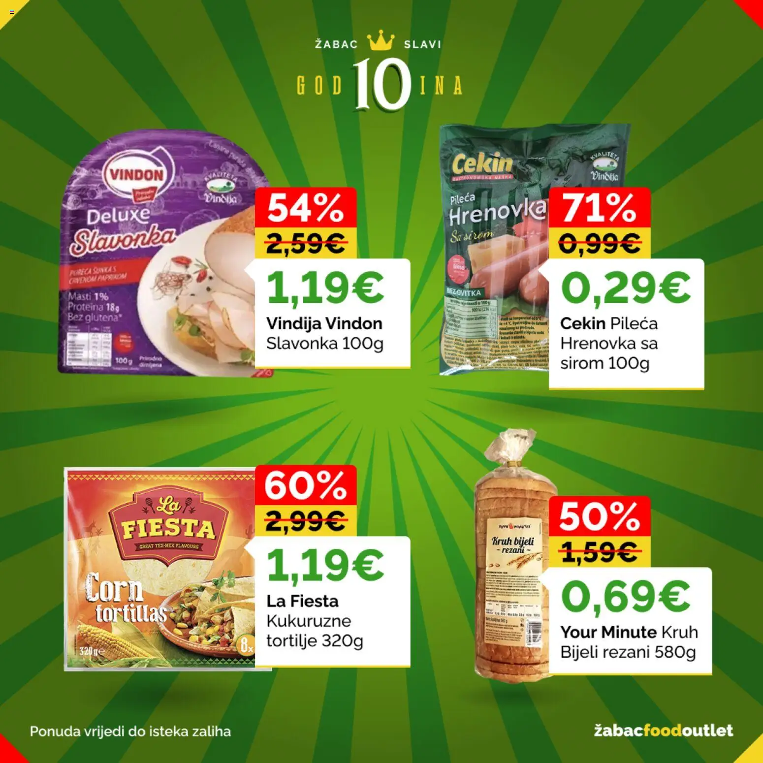 Žabac katalog | vrijedi od 26.06.2026 | Stranica: 5 | Proizvodi: Vindija, Kruh, Tortilje