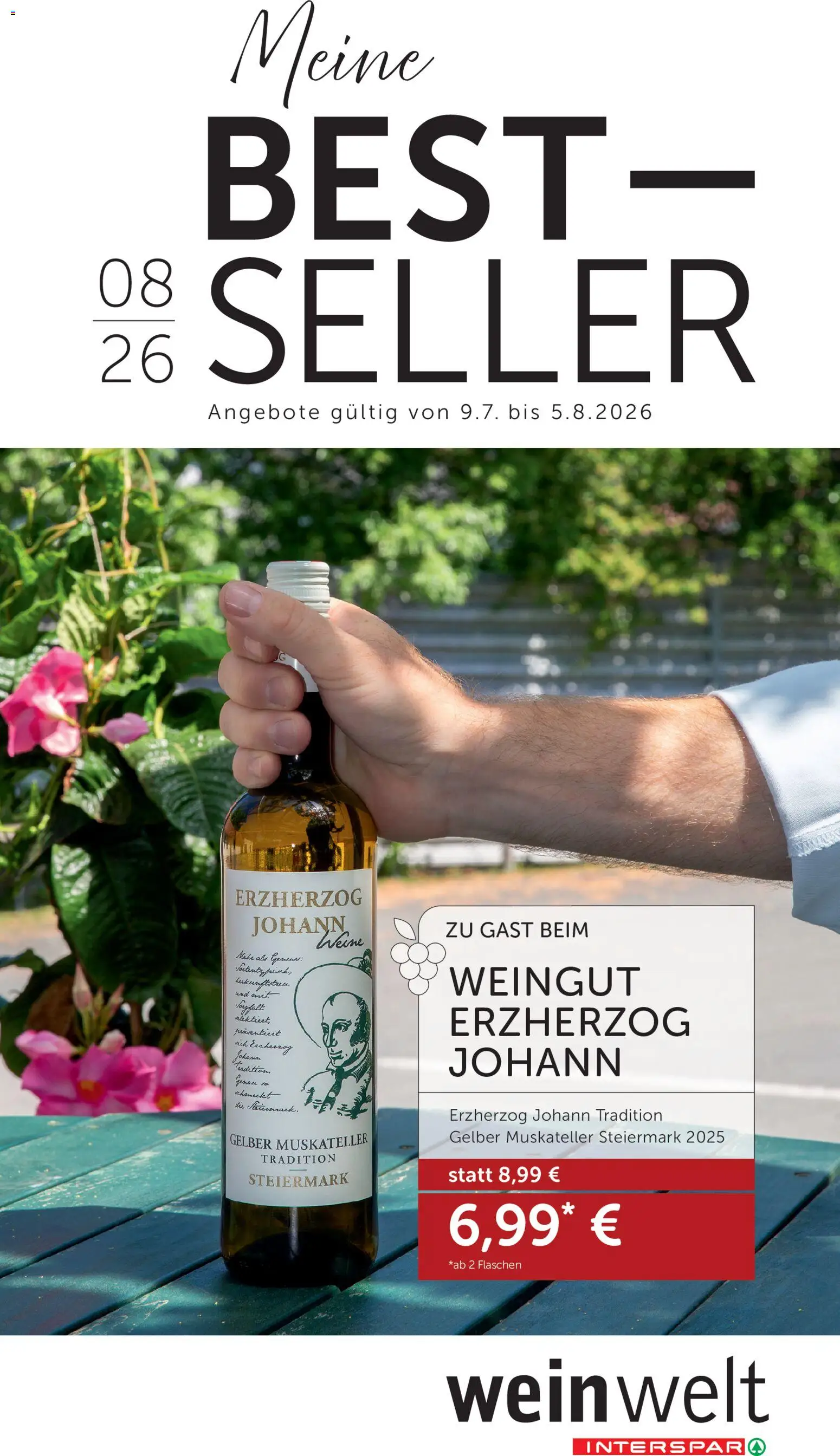 Interspar Wein Welt gültig ab 09.07.2026 | Seite: 1
