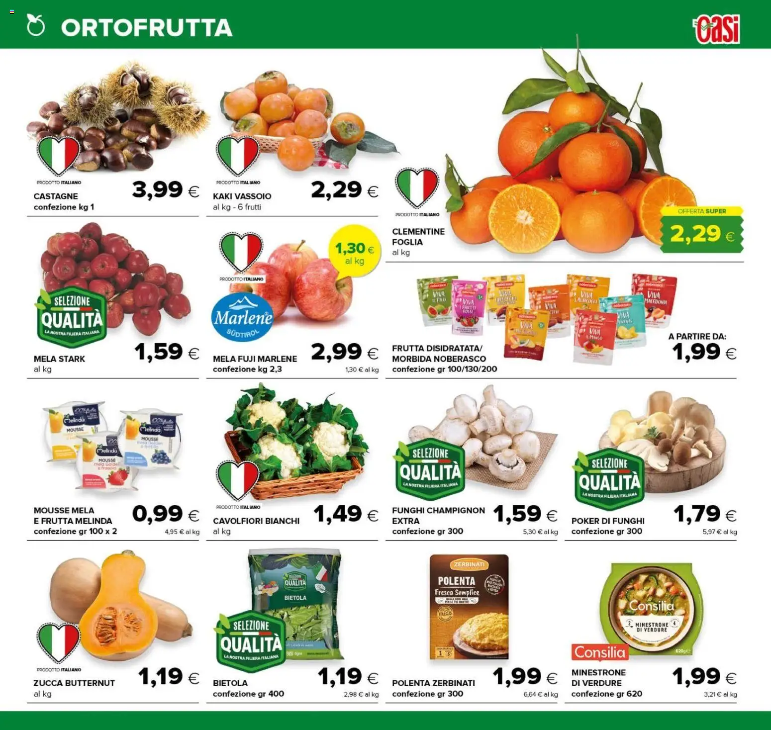 Volantino Oasi del 22/10/2026 | Pagina: 7 | Prodotti: Minestrone, Verdure, Funghi, Macedonia