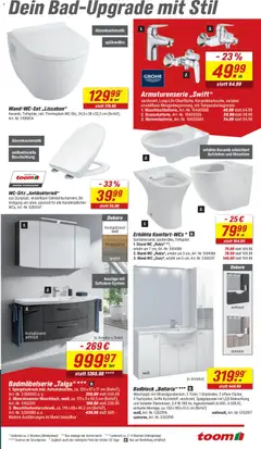 Toom Baumarkt Prospekt ab 04.07.2026 gültig | Seite: 13 | Produkte: Armatur, Spiegelschrank