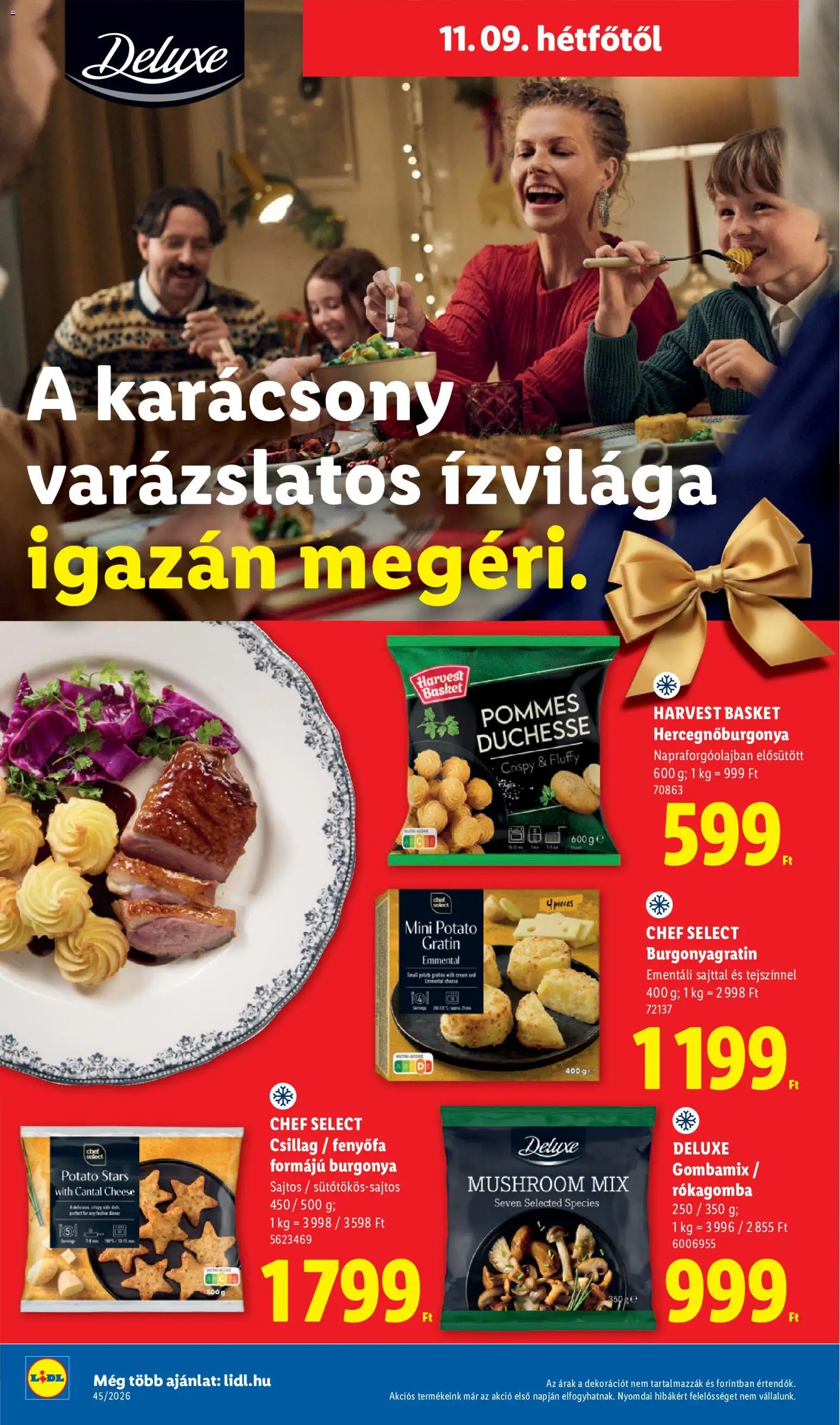 Lidl akciós ujság - amely érvényes a következő dátumtól: 2026.11.09. | Oldal: 2