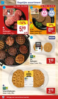 Aldi folder week 25 - Voorbeeld van een folder van Aldi, geldig van 15.06.2026 | Pagina: 32 | Producten: Hamburger, Gewicht