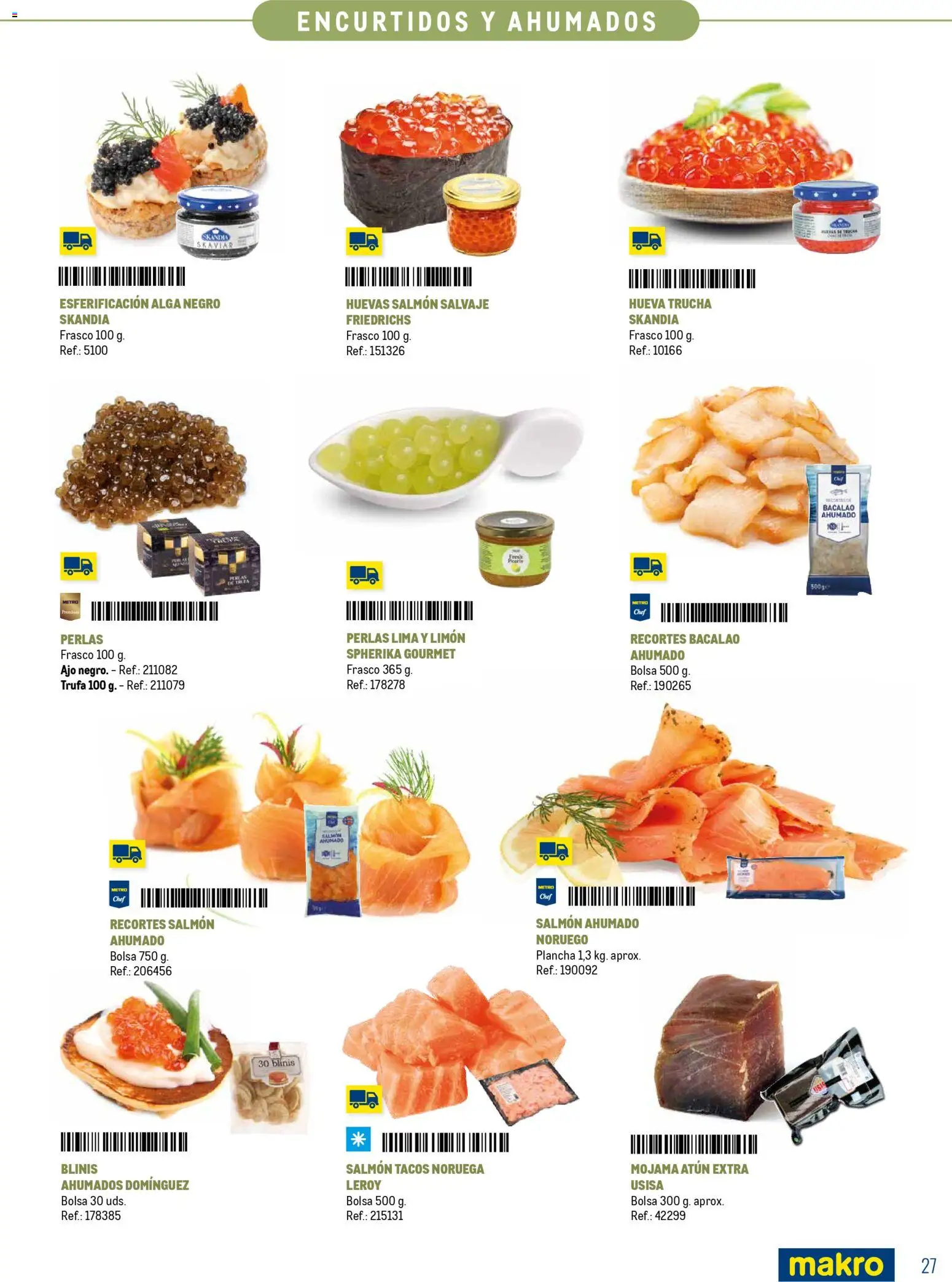 Makro Especial Catering │ válido desde el 16/03/2026 | Página: 27 | Productos: Lima, Tacos, Bolsa, Plancha