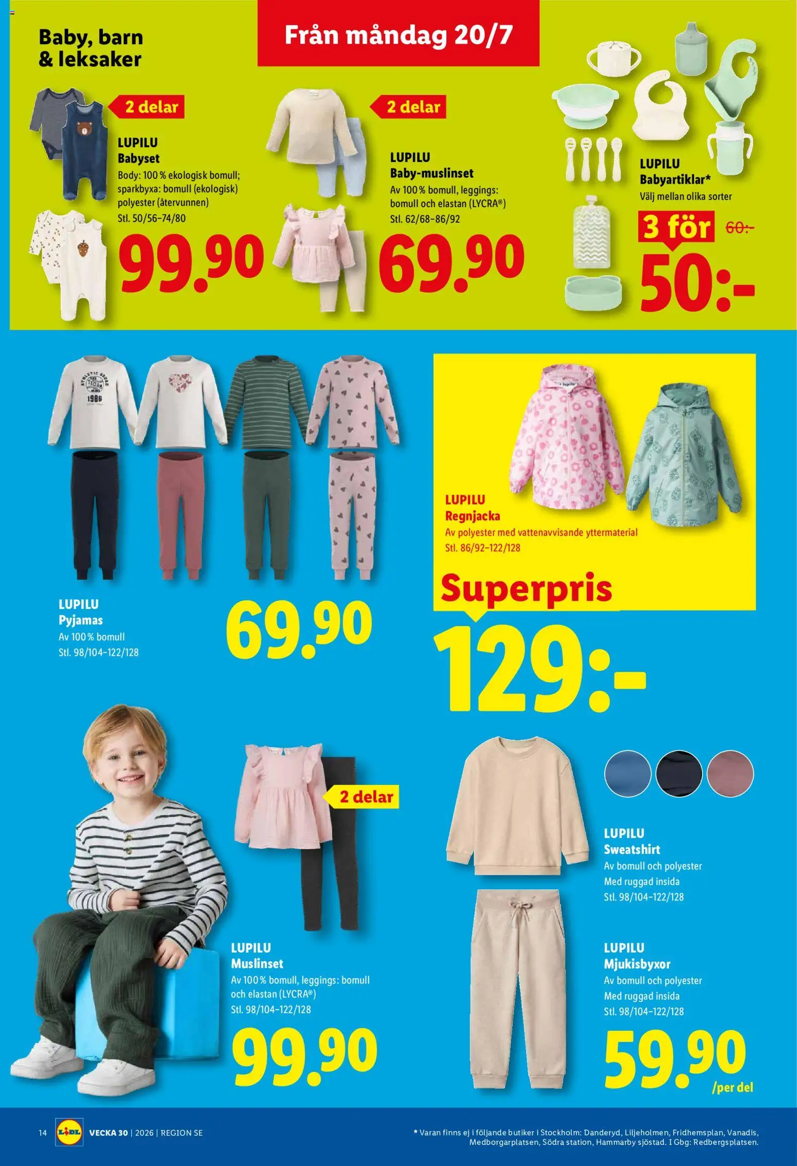 Lidl reklamblad aktuell från 20/07/2026 | Sida: 17 | Produkter: Leksaker, Regnjacka, Sweatshirt, Set
