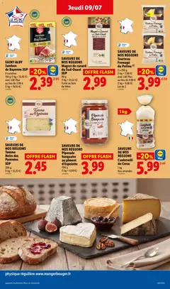 LIDL - Prévisualisation de SAVEURS DE NOS RÉGIONS Magret de canard du Sud-Ouest IGP, 90 g Fumé au bois de hêtre valide à partir de 09/07/2026 | Page: 19
