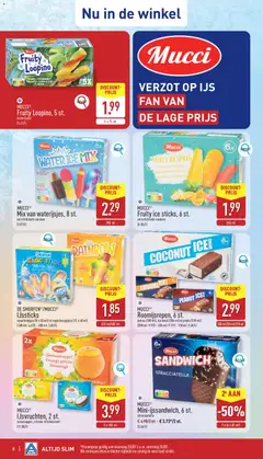 MUCCI® IJs vruchten, 2 st., sinaasappel, citroen of kokosnoot - Voorbeeld van een folder van Aldi, geldig van 20/07/2026 | Pagina: 8