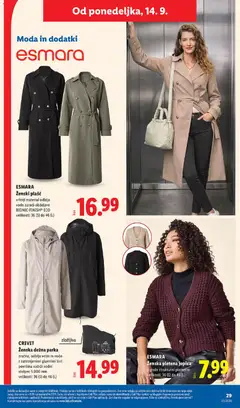 Lidl katalog akcije – veljaven od 10.09.2026 | Stran: 53 | Izdelki: Jopica, Plasc, Pletena jopica