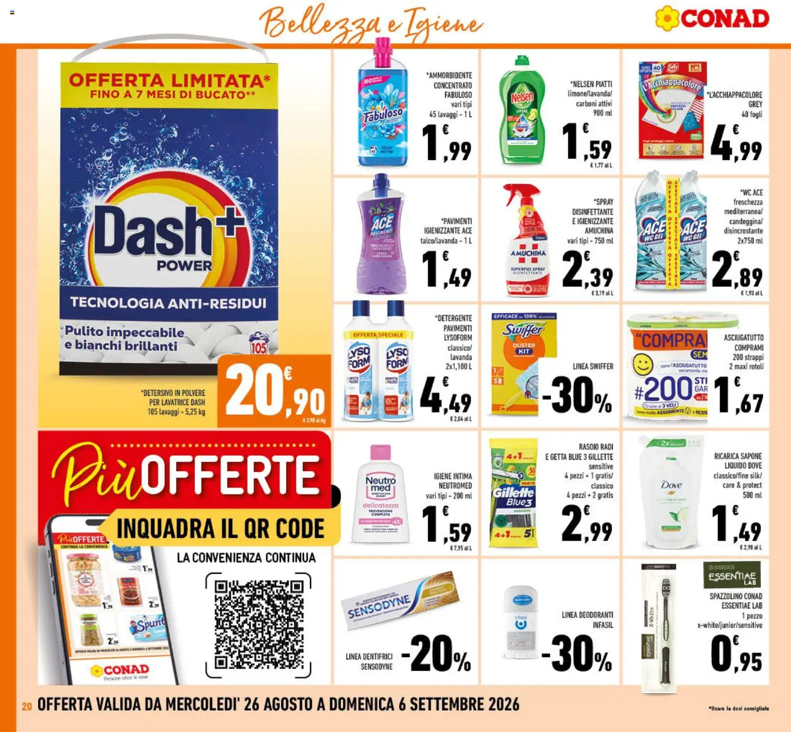 Volantino Conad del 26/08/2026 | Pagina: 20