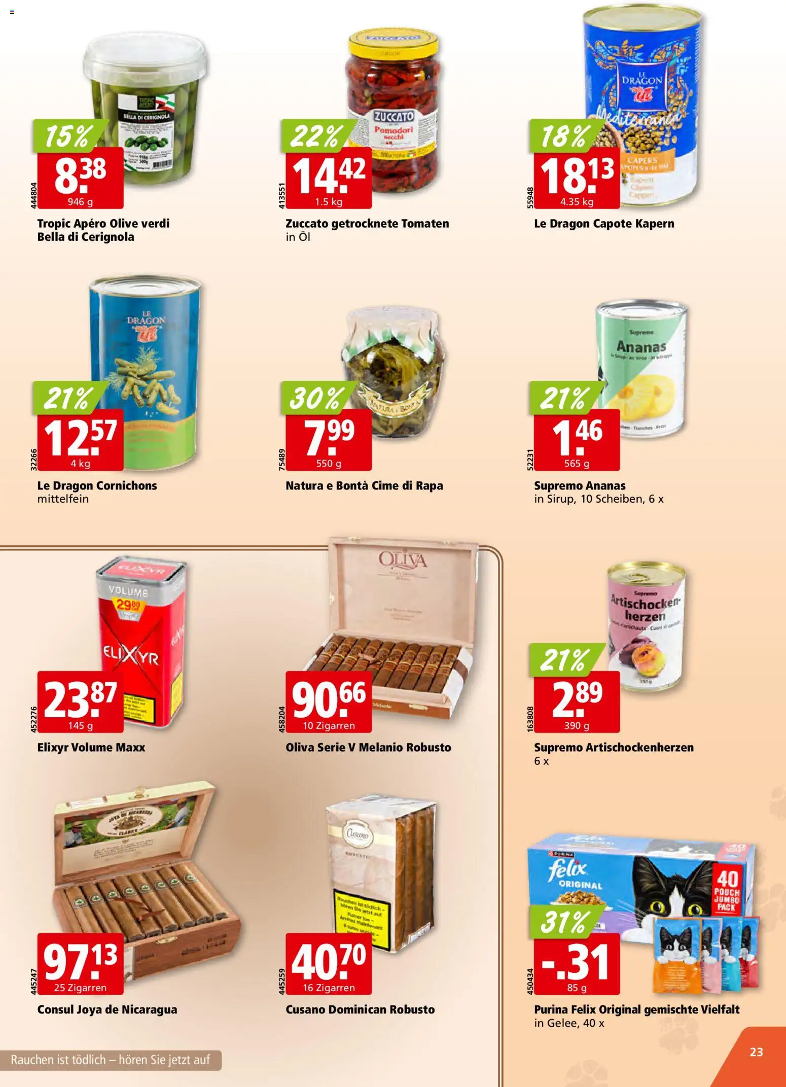 Aligro aktionen Chavannes, Matran, Genf, Sitten – gültig ab 01.06.2026 | Seite: 23 | Produkte: Tomaten, Ananas