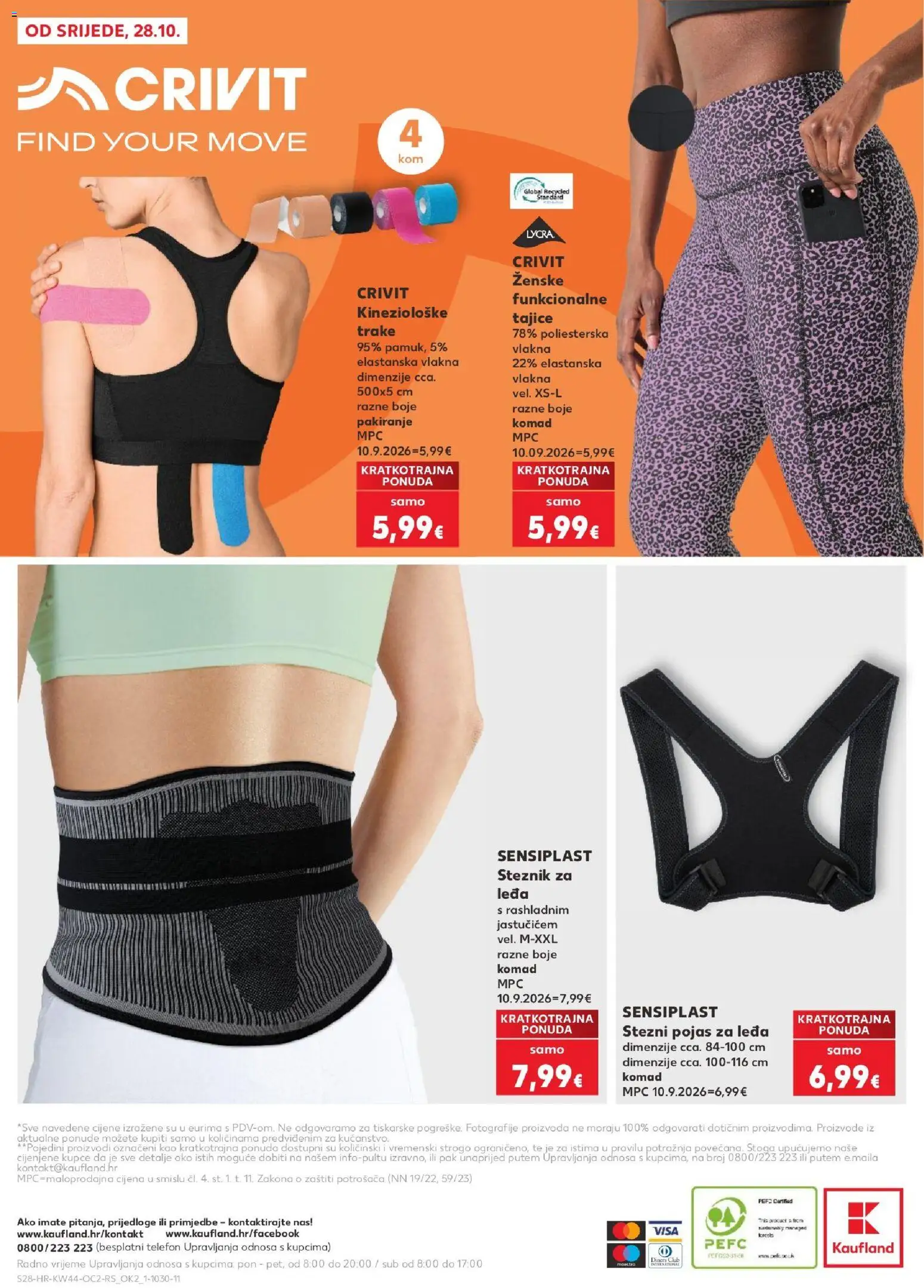 Kaufland katalog | vrijedi od 28.10.2026 | Stranica: 28 | Proizvodi: Trake, Tajice, Pojas, Telefon
