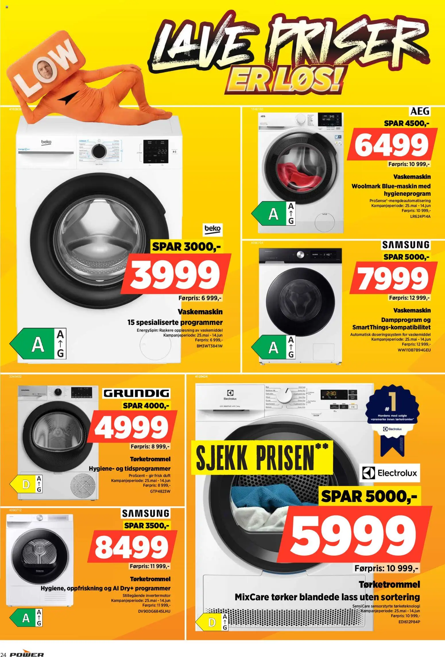 {H1} | Side: 24 | Produkter: Vaskemiddel, Vaskemaskin, Tørketrommel, Duft
