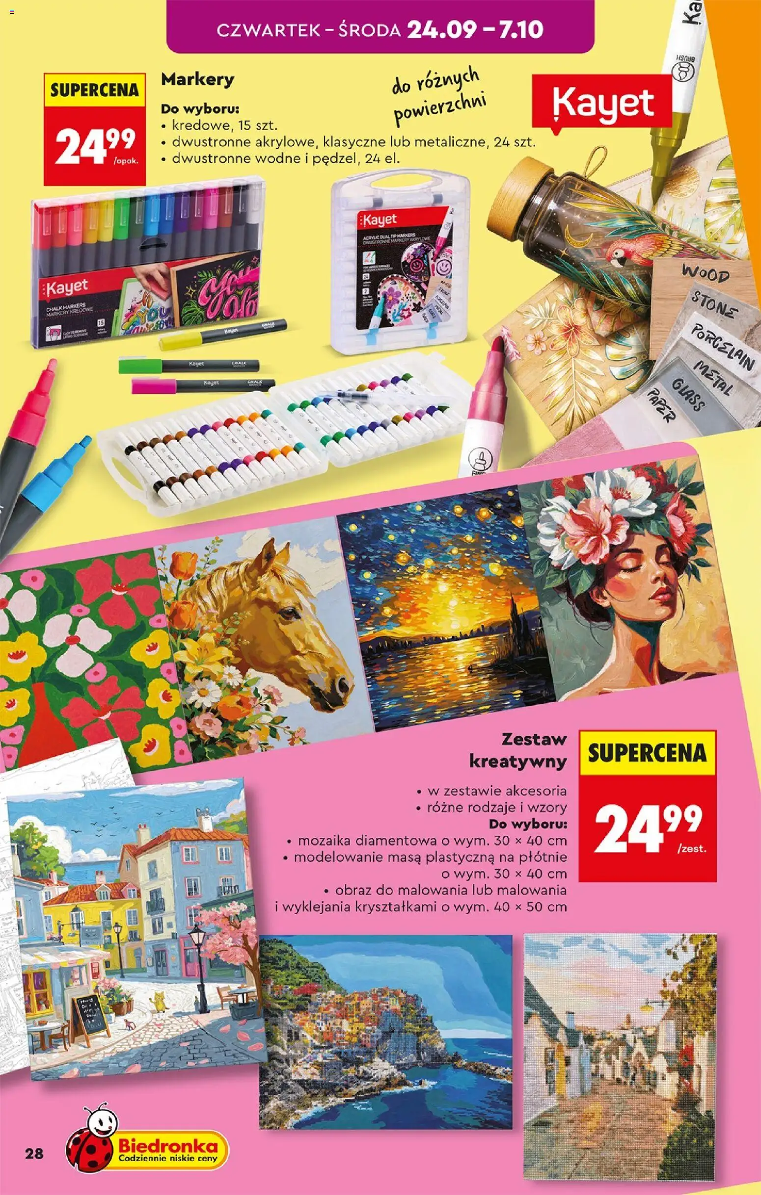 Biedronka Polsko leták - Hity i inspiracje od 19.09.2026 | Strana: 28 | Produkty: Obraz