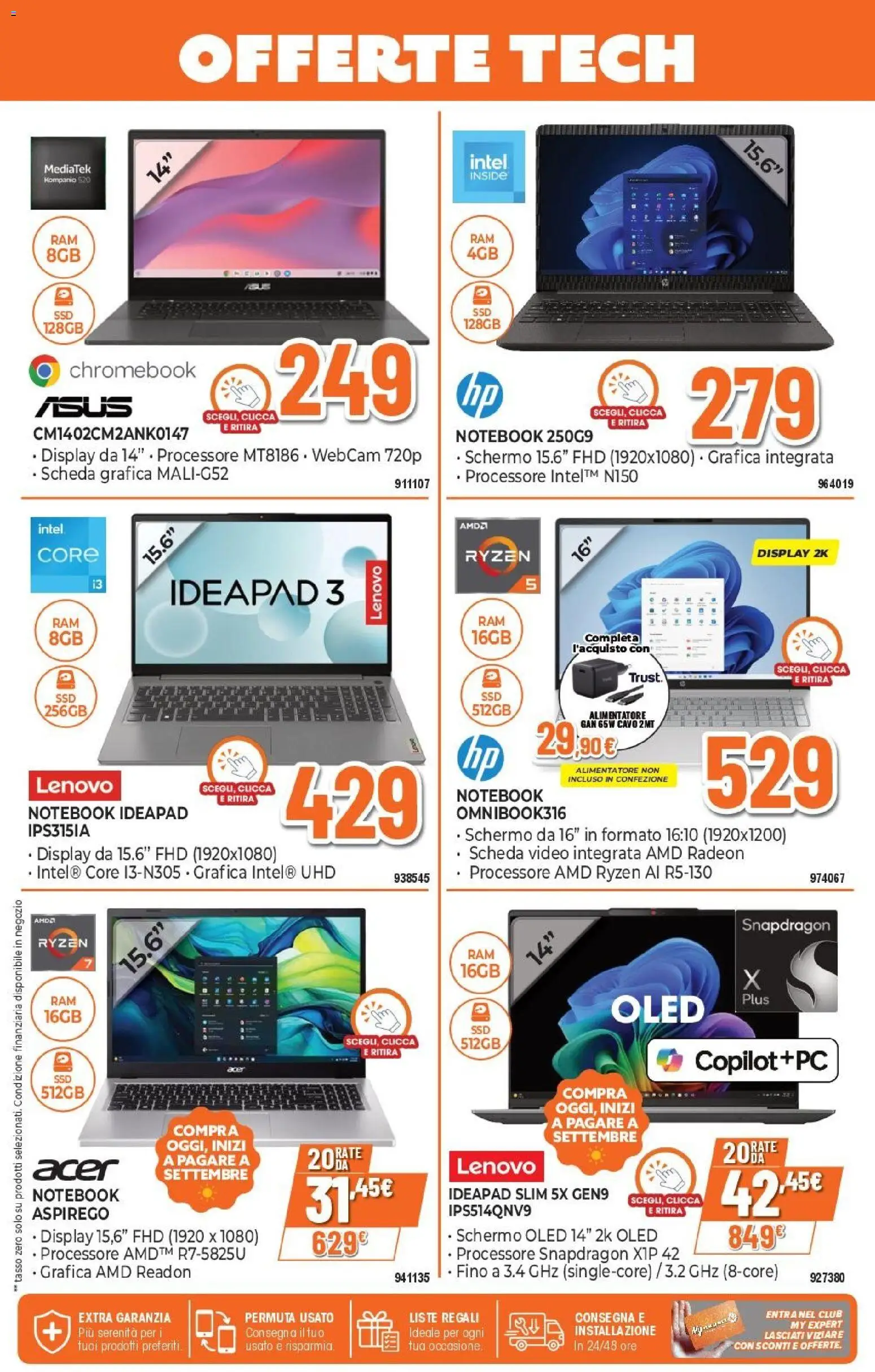Volantino Expert del 04.06.2026 | Pagina: 10 | Prodotti: Schermo, Webcam, Notebook, Video
