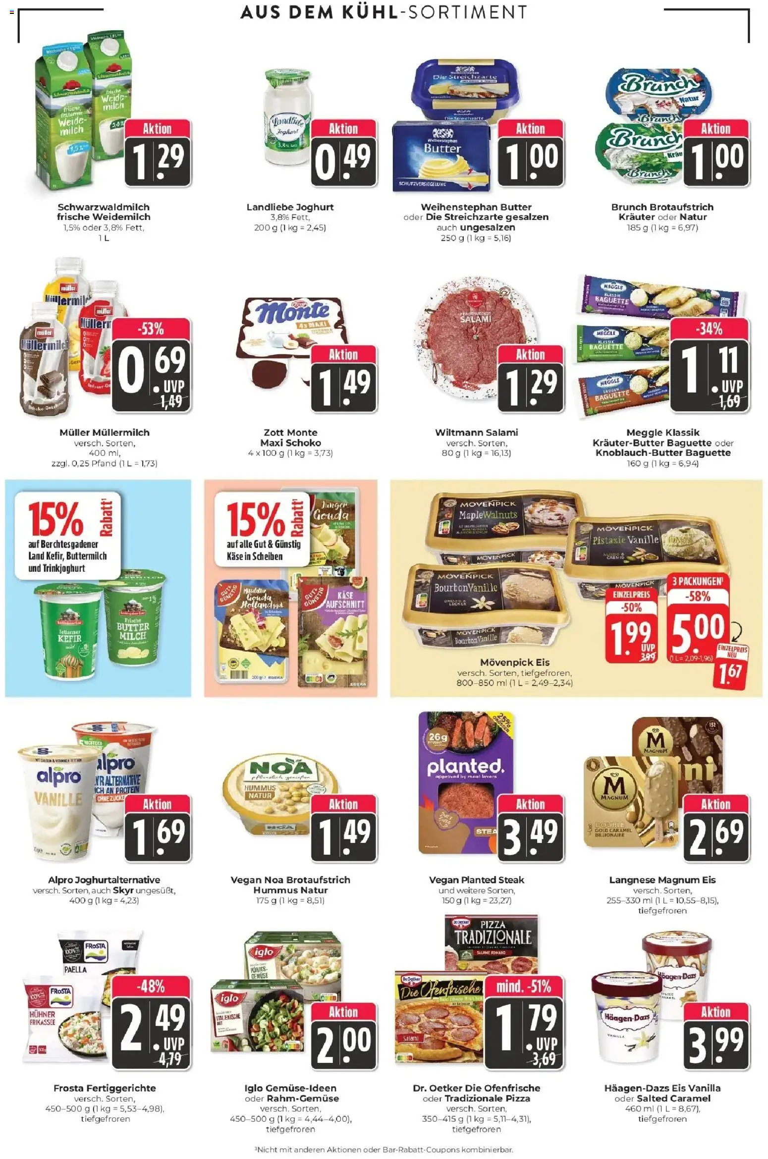 Edeka Prospekt Schliengen (ab 24.08.2026) » Angebote Online | Seite: 9 | Produkte: Milch, Gouda, Skyr, Movenpick eis