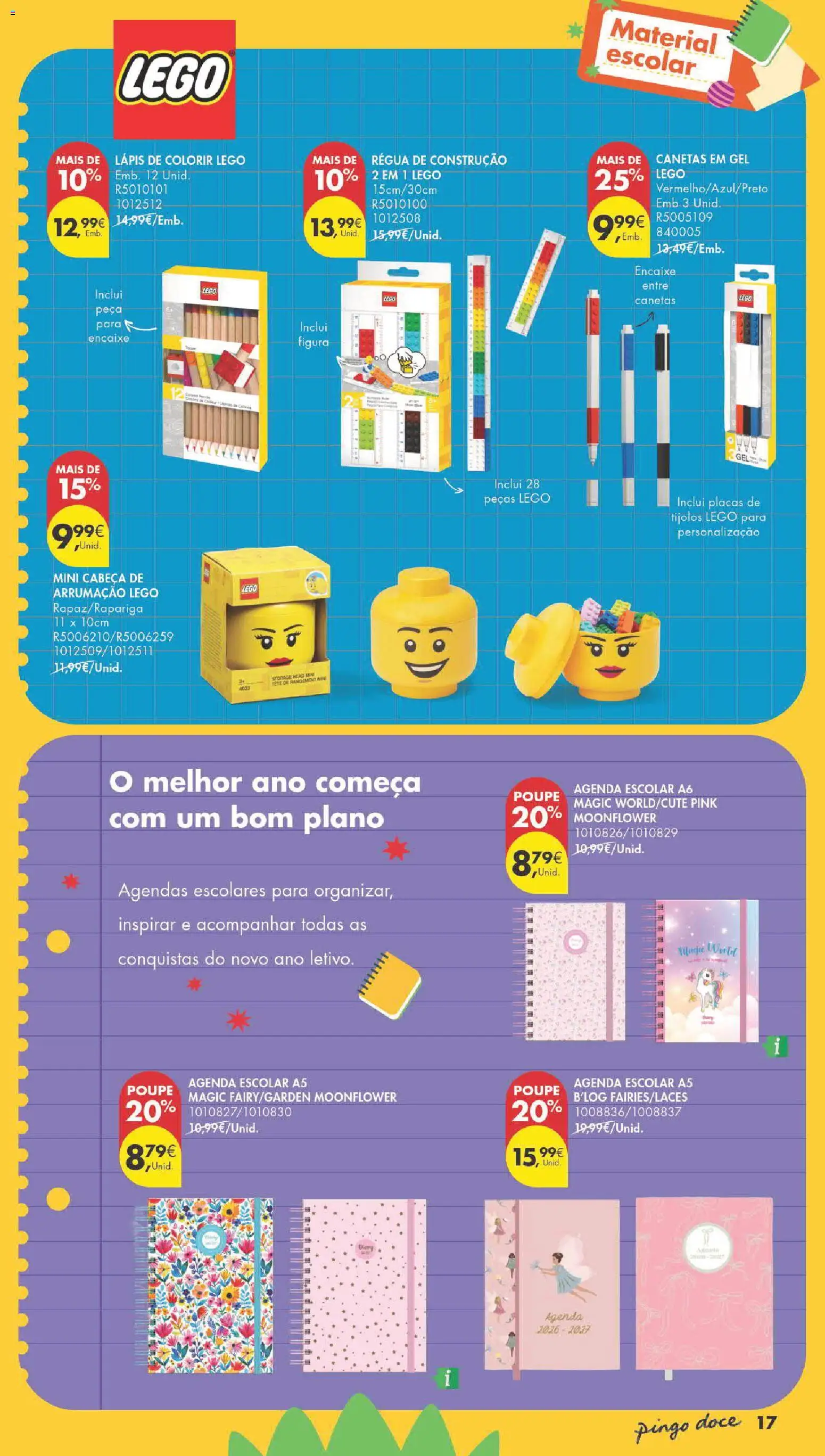 Pingo Doce Regresso às Aulas 2026 Hipers │ válido de 04/08/2026 | Página: 17 | Produtos: Tijolos