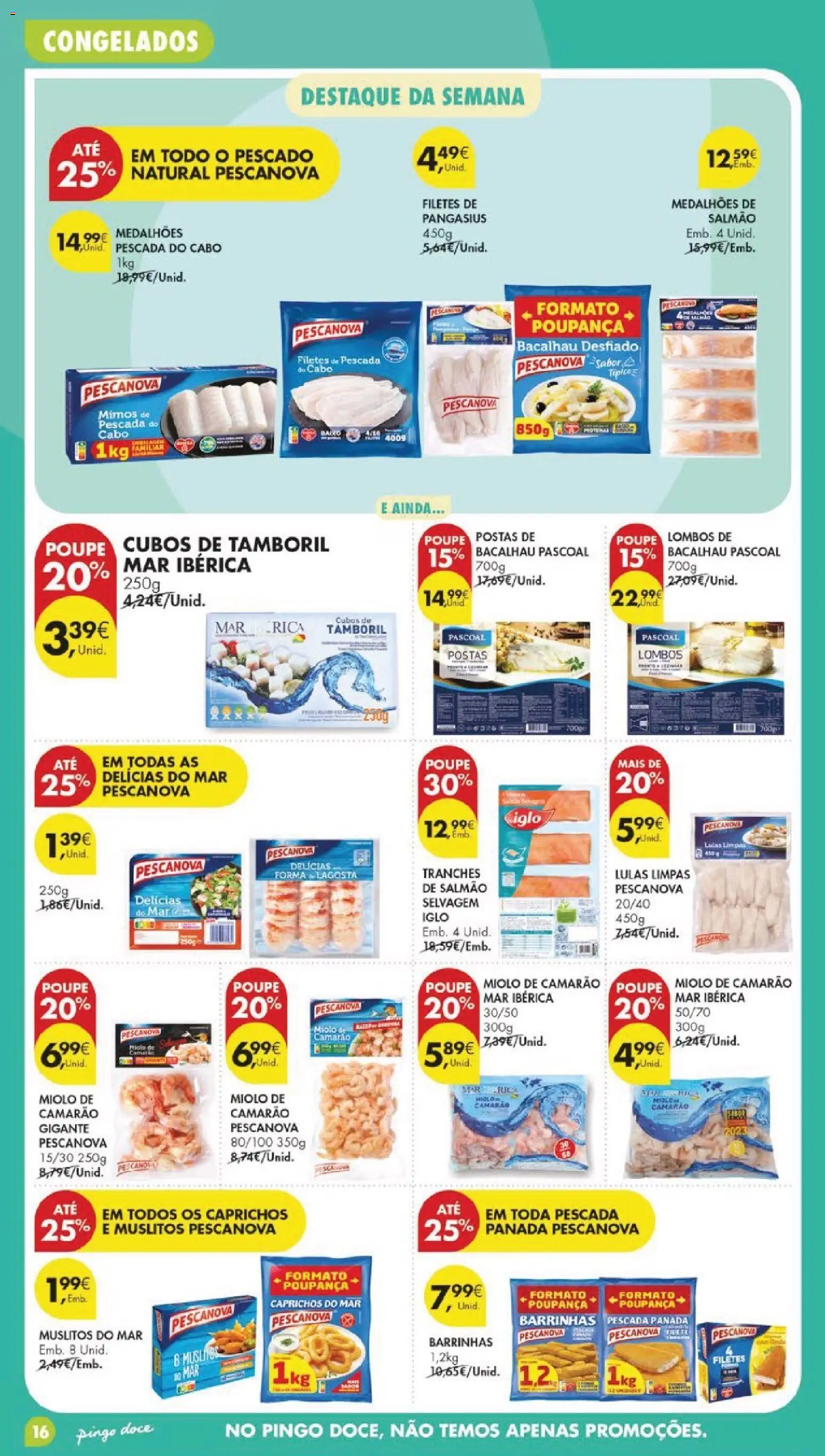 Pingo Doce folheto │ válido de 19.05.2026 | Página: 20 | Produtos: Cabo, Bacalhau, Lulas, Tamboril