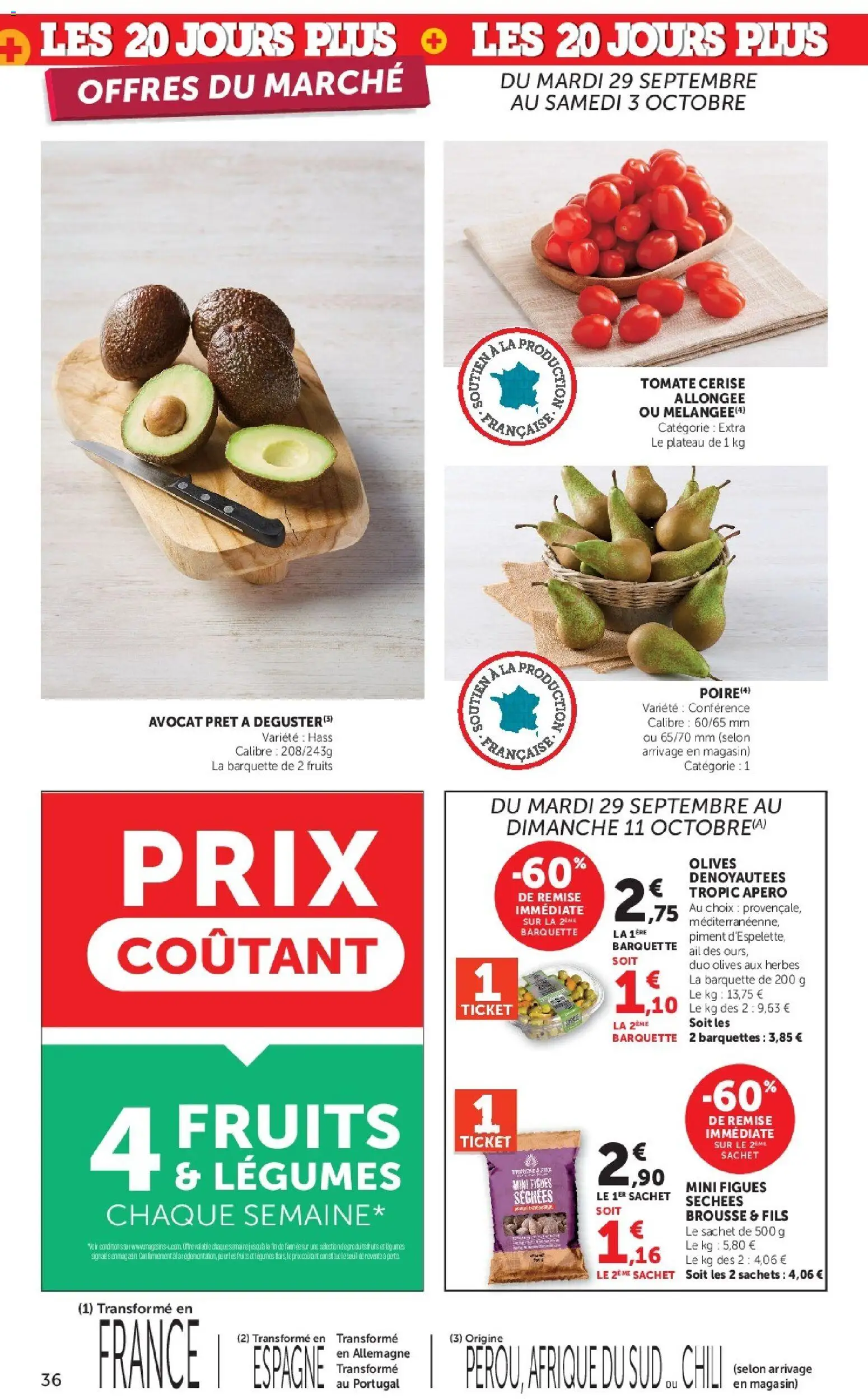 {H1} | Page: 36 | Produits: Plateau, Tomate, Fruits, Cerise