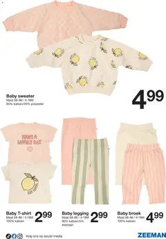 Zeeman folder - Voorbeeld van een folder van Zeeman, geldig van 06.06.2026 | Pagina: 13 | Producten: Broek, Legging, Sweater