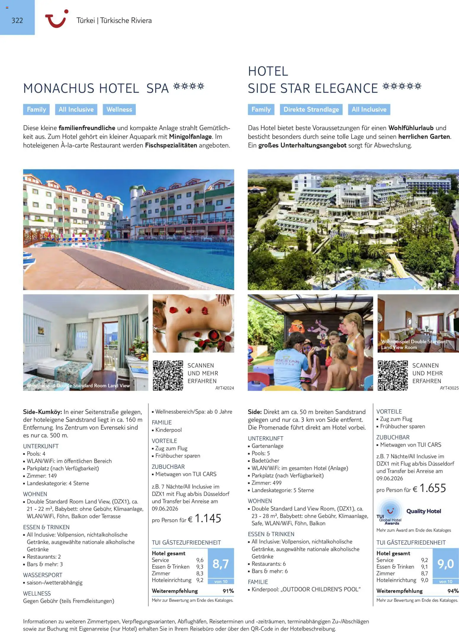 TUI Prospekt Südeuropa & Nordafrika 2026/27 – gültig ab 03.03.2026 | Seite: 322 | Produkte: Babybett