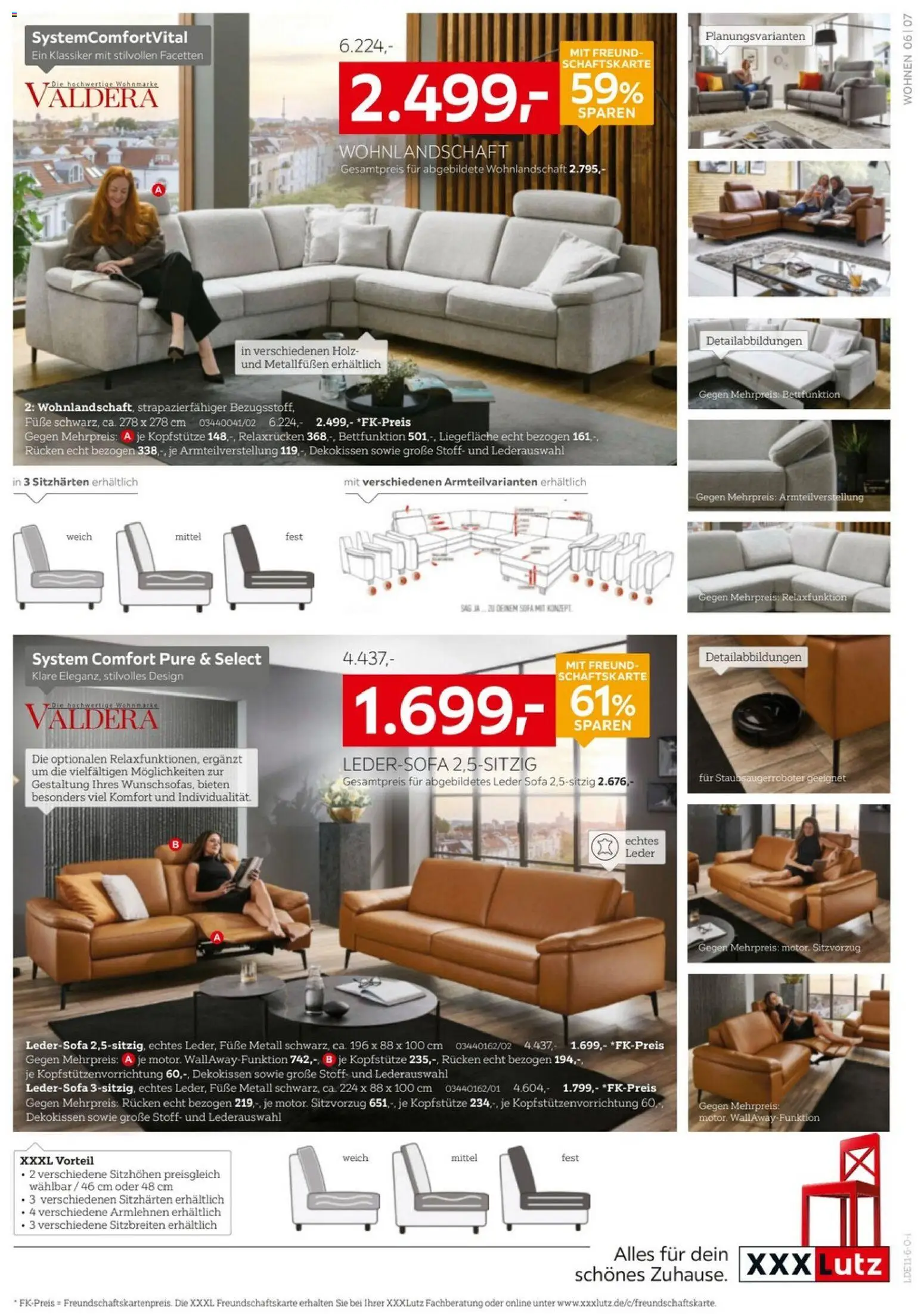 XXXLutz Polster Spezial – gültig ab 24.10.2026 | Seite: 6 | Produkte: Wohnlandschaft, Ledersofa, Sofa