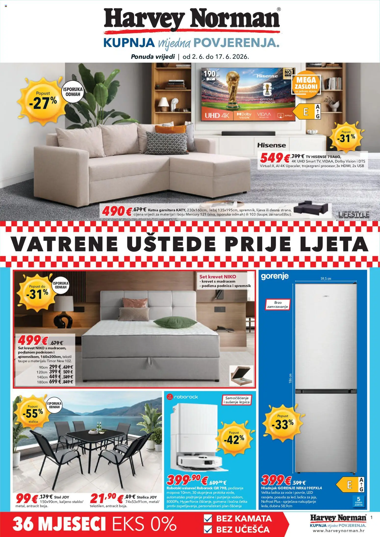 Harvey Norman katalog | vrijedi od 02.06.2026 | Stranica: 1
