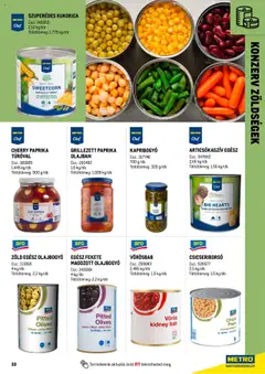 CHERRY PAPRIKA TÚRÓVAL, Csz.: 181669, 1,445 kg/db, Töltőtömeg: 900 g/db - amely érvényes a következő dátumtól: 01.06.2025 | Oldal: 33 | Termékek: Csicseriborsó, Kapribogyó