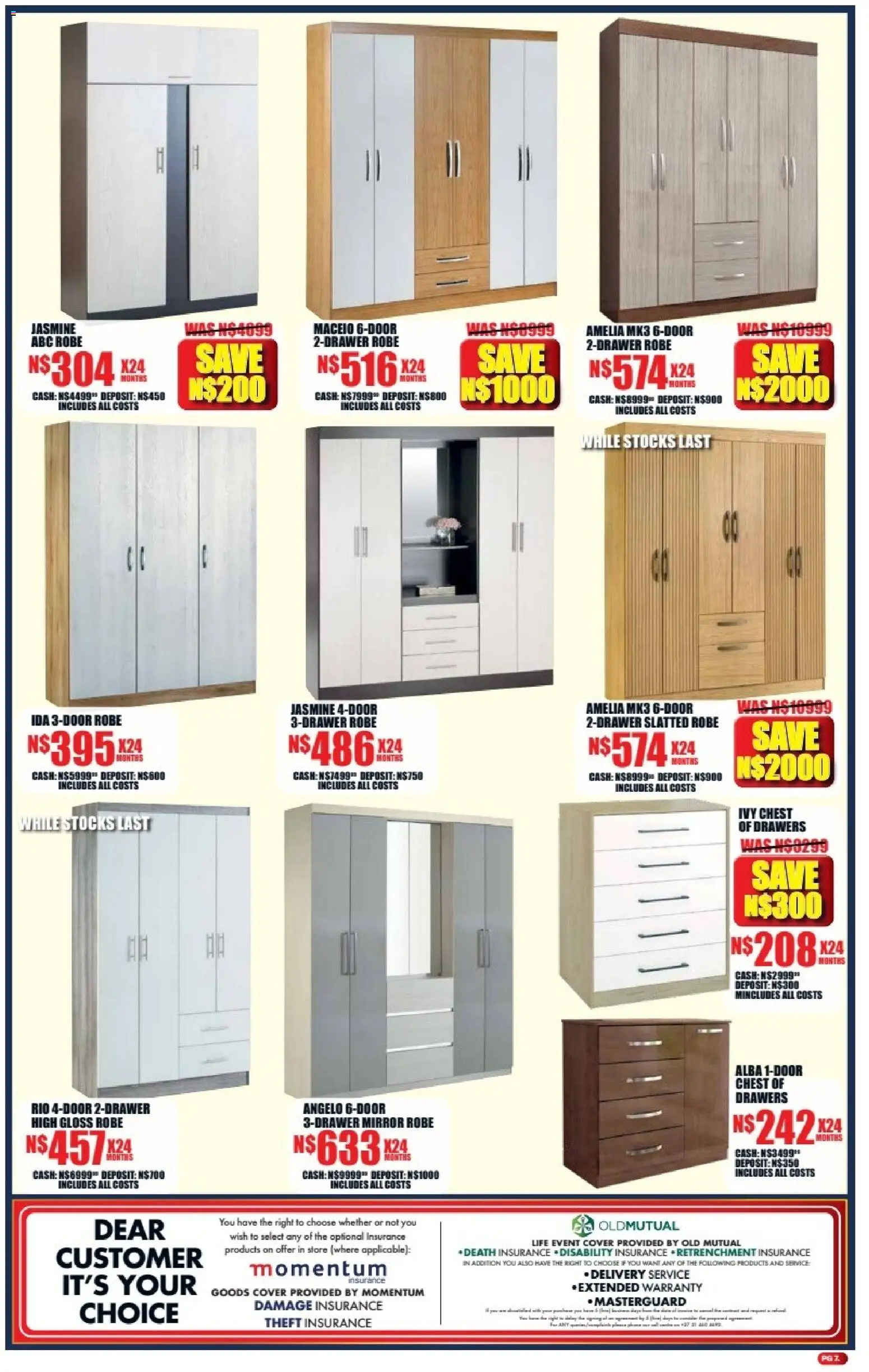 New Lewis Stores catalogue – valid from 06/07/2026 | Page: 7 | Products: Gloss, Cover, Chest of drawers, Mirror