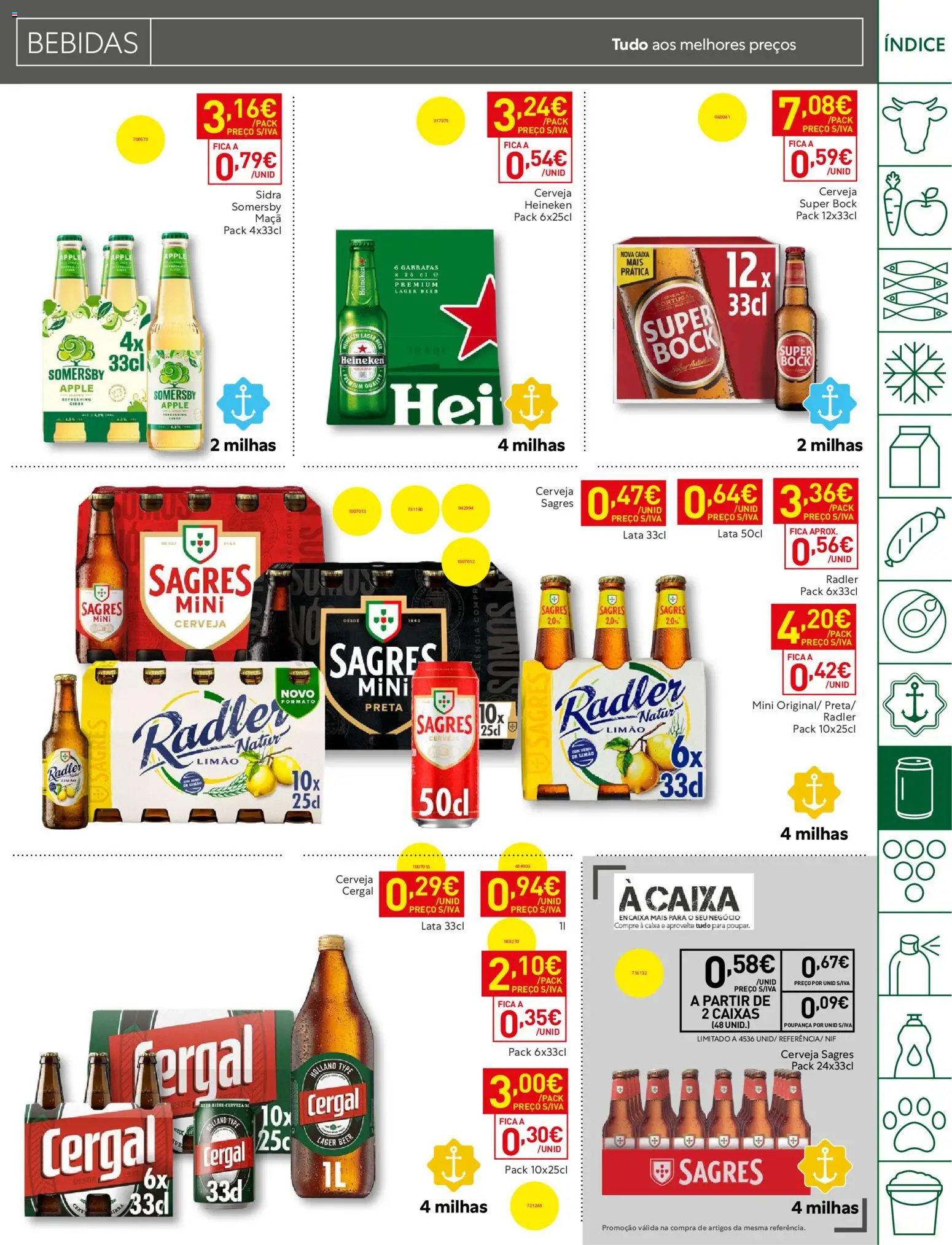 Recheio folheto │ válido de 20/10/2026 | Página: 25 | Produtos: Sidra, Super bock, Caixa, Somersby