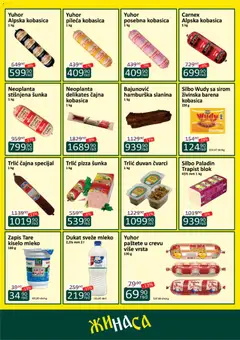 ŽINASA katalog - pregled ŽINASA kataloga - važi od 01.10.2026 | Strana: 2 | Proizvode: Sveže mleko, Čvarci, Mleko, Pašteta