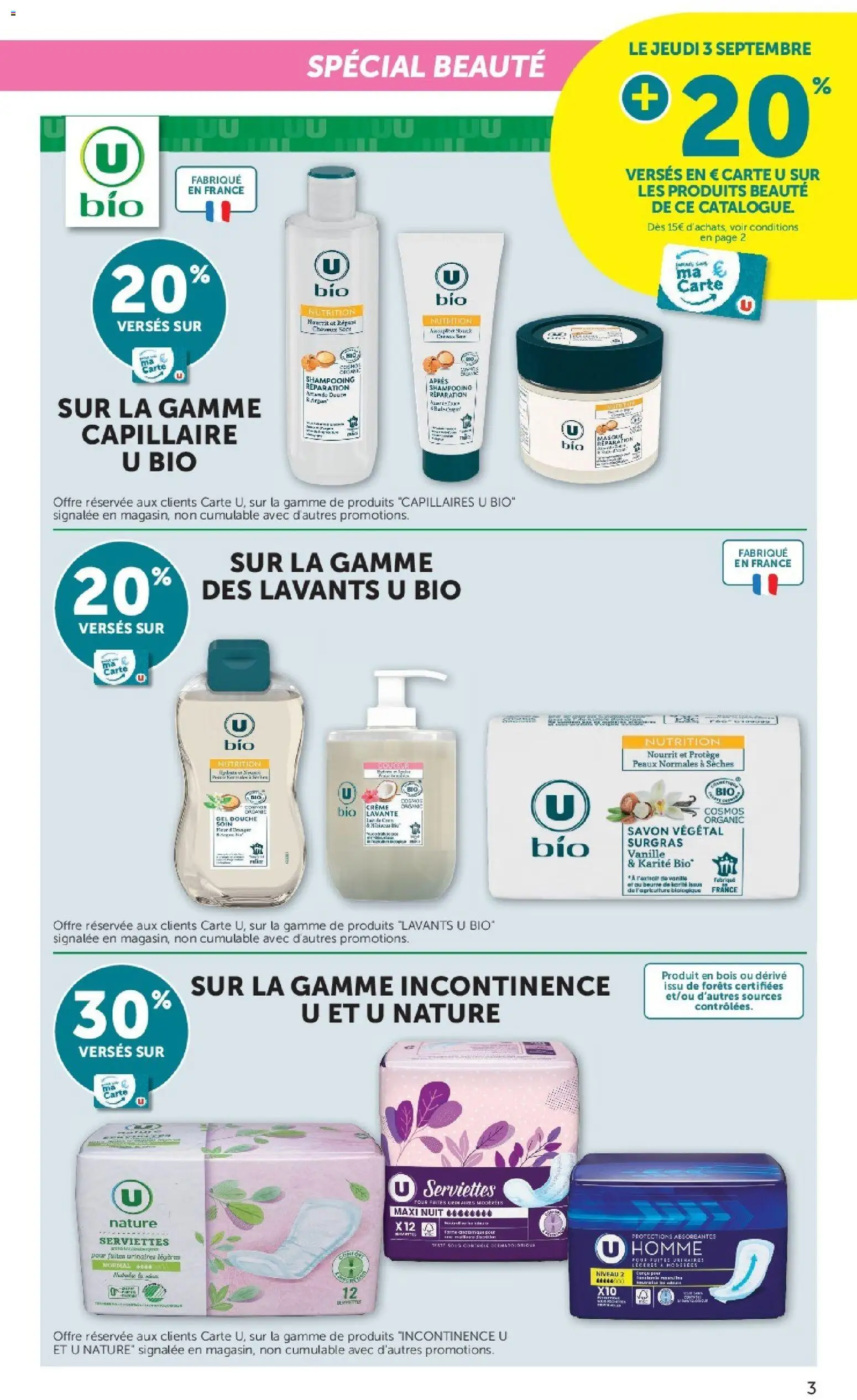 {H1} | Page: 3 | Produits: Produits beauté, Vanille, Beurre de karité, Crème