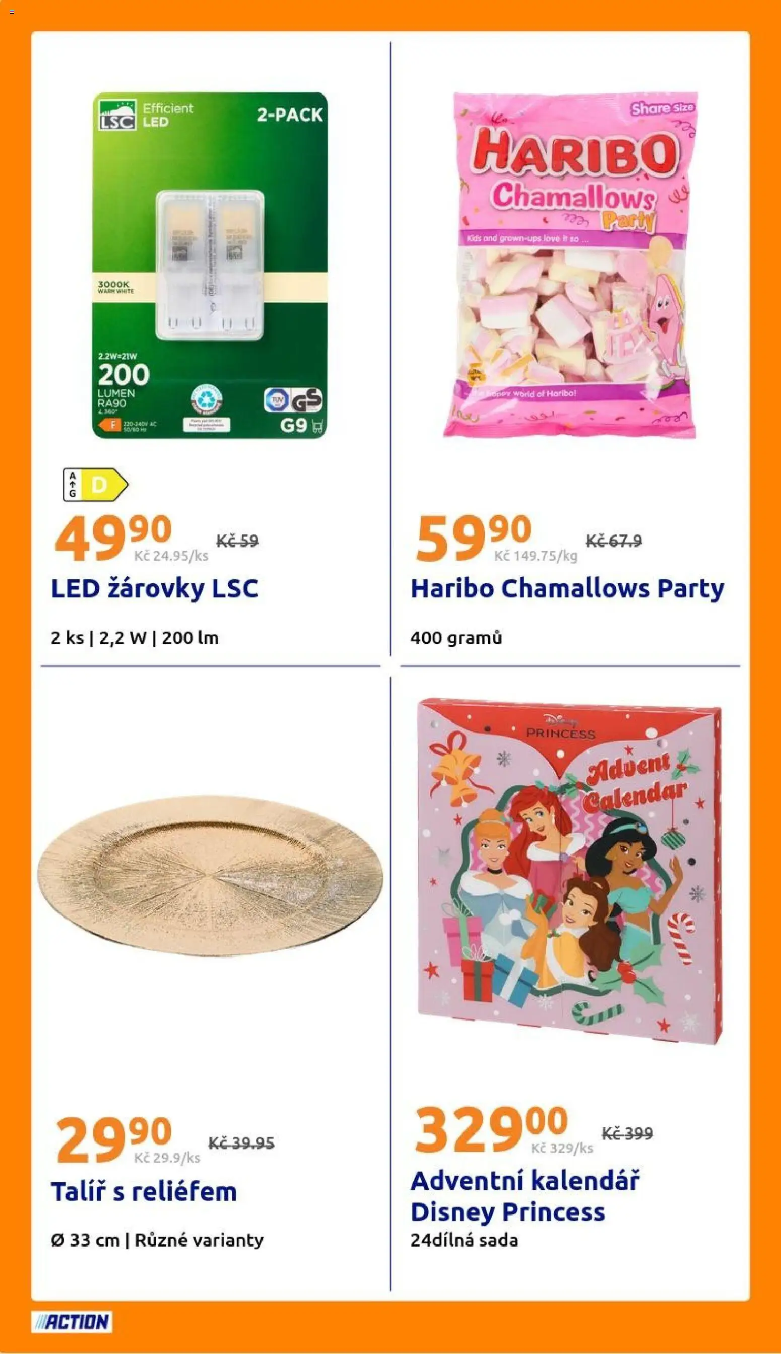 Action leták od 28.10.2026 | Strana: 26 | Produkty: LED žárovky, Haribo, Adventní kalendář, Žárovky