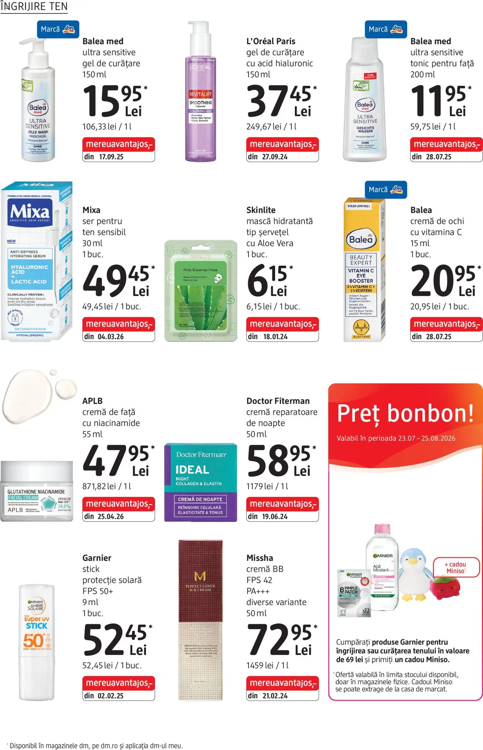 Noul catalog DM drogeriemarkt – valabil de la 23.07.2026 | Pagină: 8