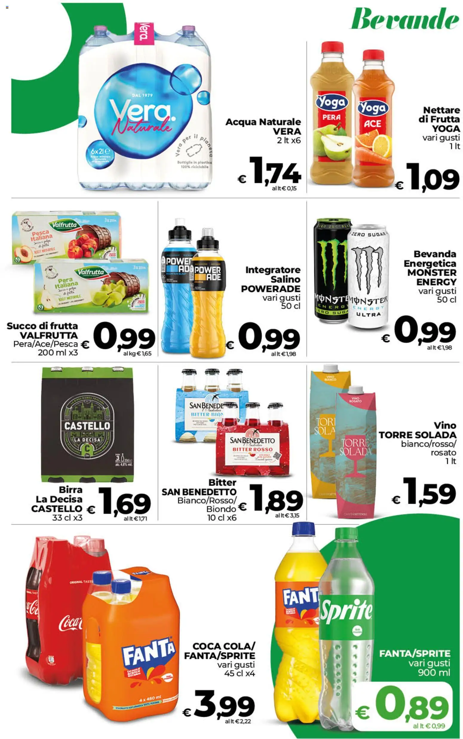 Volantino COOP del 23/10/2026 | Pagina: 16 | Prodotti: Birra, Acqua, Pera, Acqua naturale