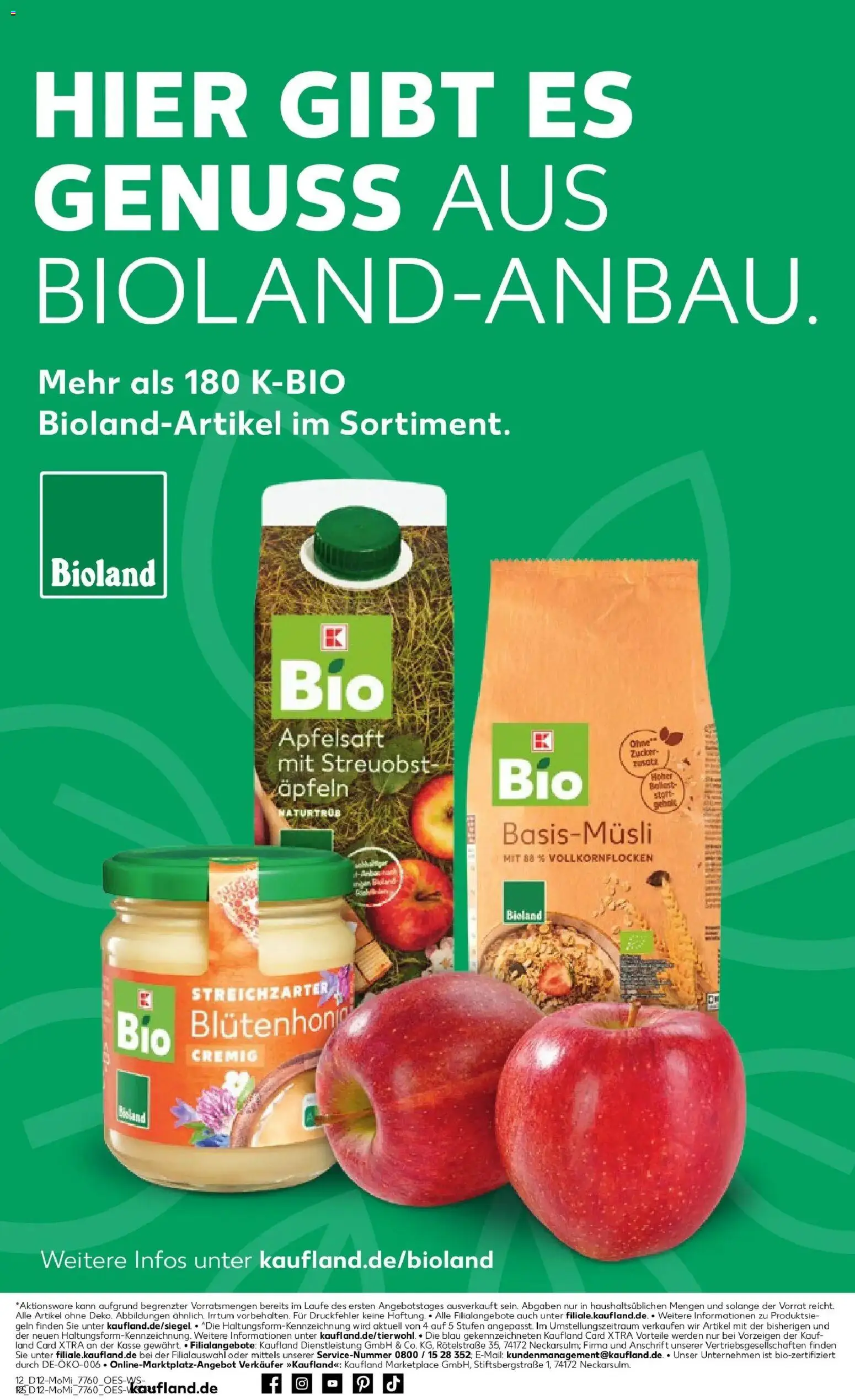 Kaufland Prospekt Unterschleißheim	 – gültig ab 16.03.2026 | Seite: 12 | Produkte: Apfelsaft, Apple, Zucker