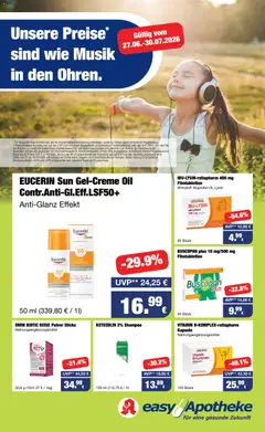 Easy Apotheke Prospekt ab 27.06.2026 gültig