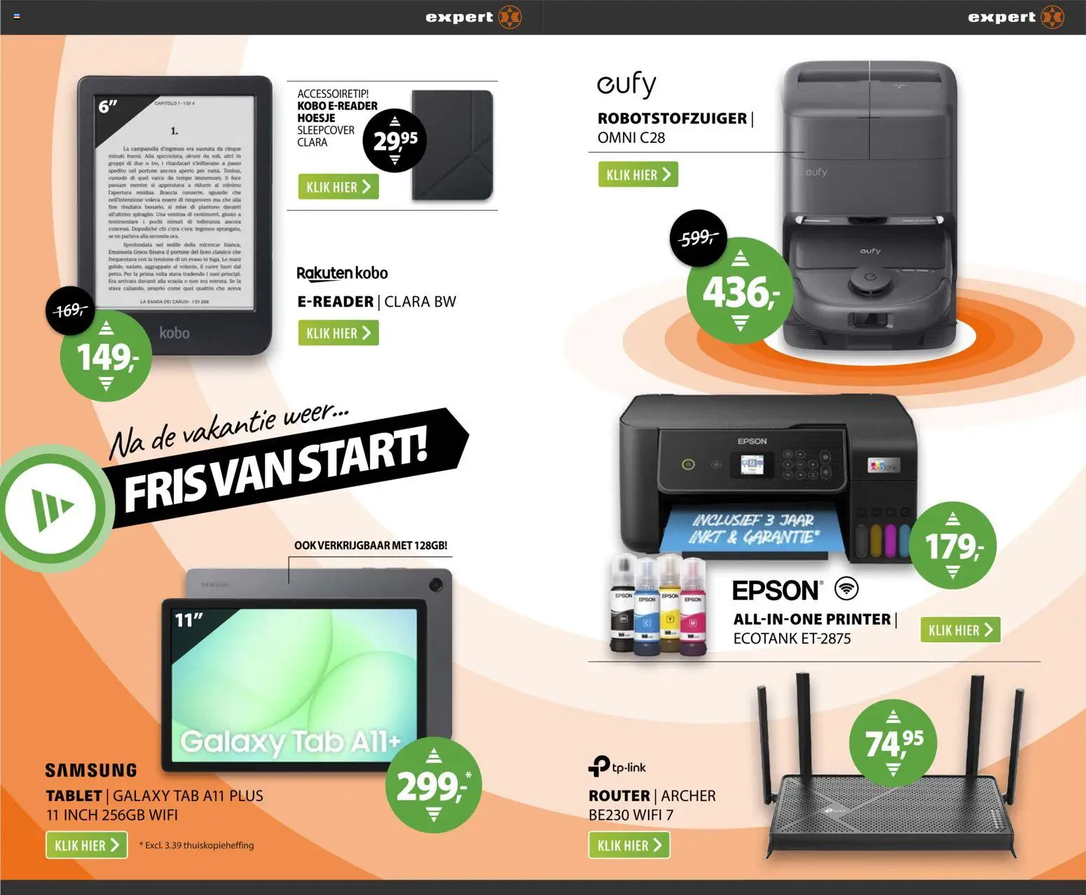 {H1} | Pagina: 3 | Producten: Router, Tablet, Printer, La