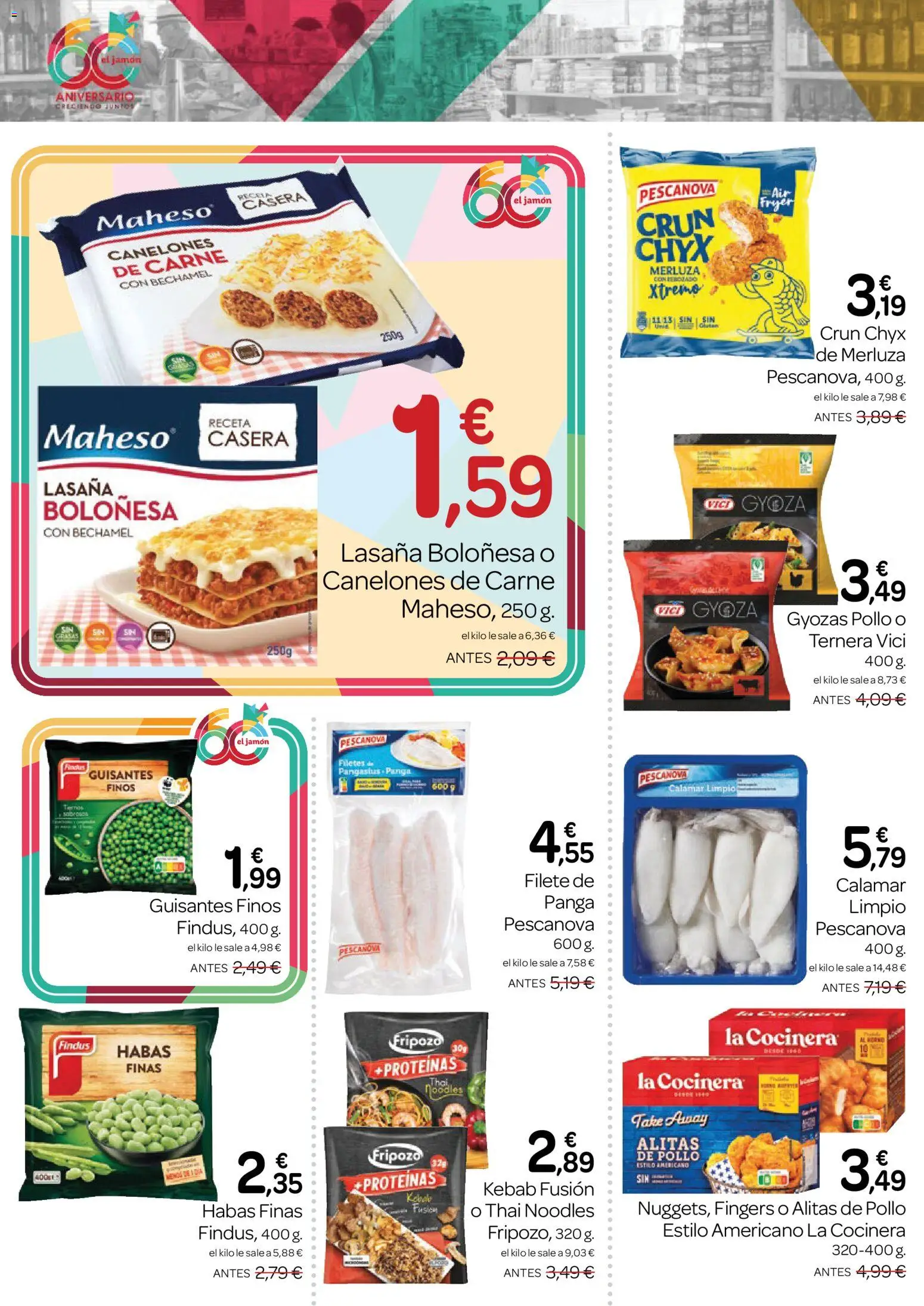Supermercados El Jamón folleto │ válido desde el 24/09/2026 | Página: 22 | Productos: Alitas de pollo, Carne, Pollo, Canelones