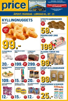 Forhåndsvisning av Price Lagerbutikk kundeavis gyldig fra 07/10/2026
