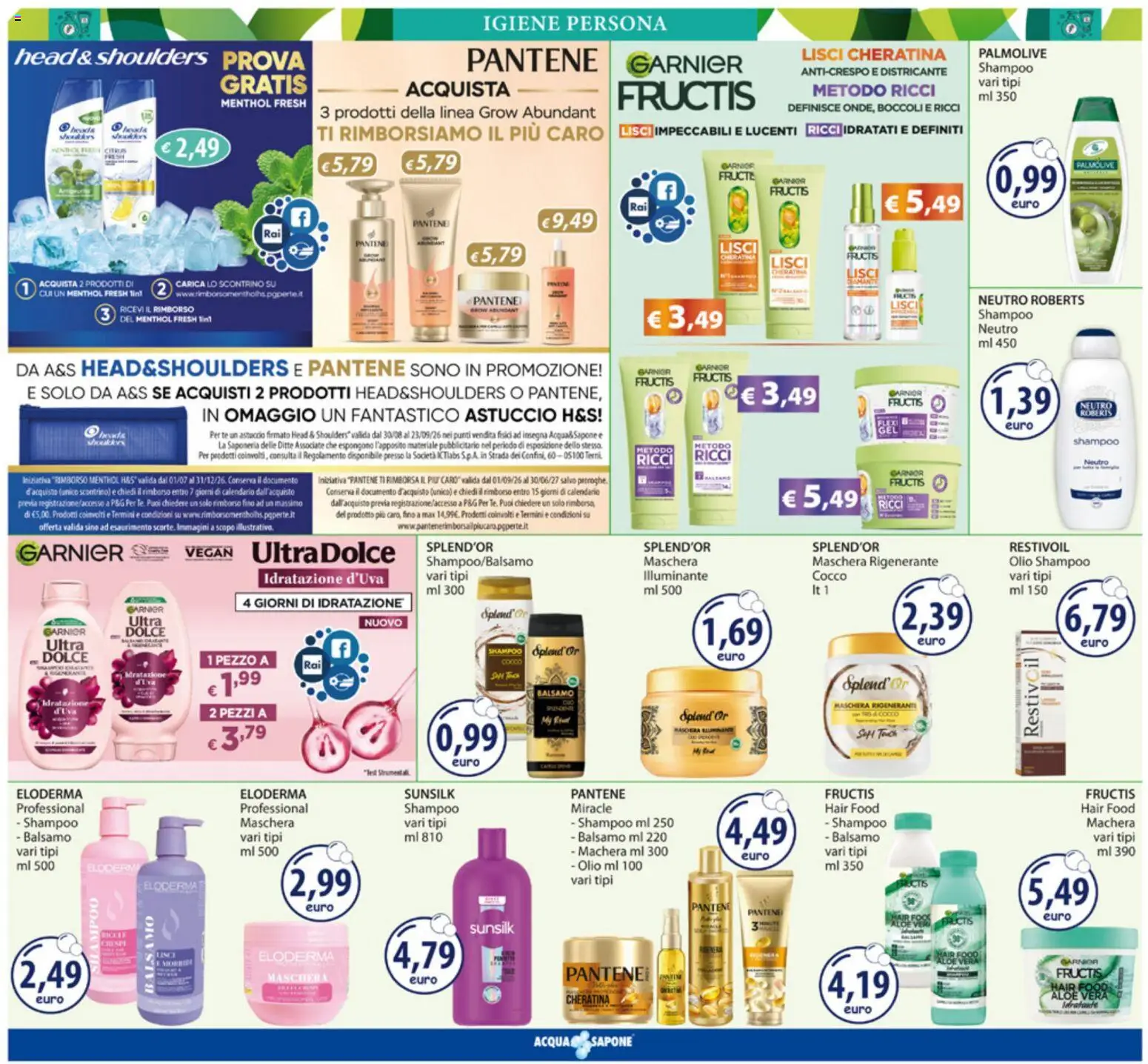 Volantino Acqua e Sapone del 24/08/2026 | Pagina: 7 | Prodotti: Illuminante, Vegan, Maschera, Olio