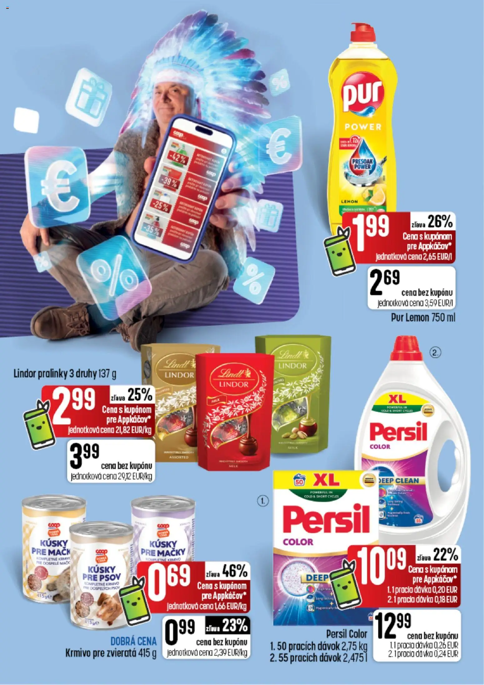 Nové COOP Jednota akcie – leták je platný od 24.09.2026 | Strana: 9 | Produkty: Persil, Lindor, Lindt