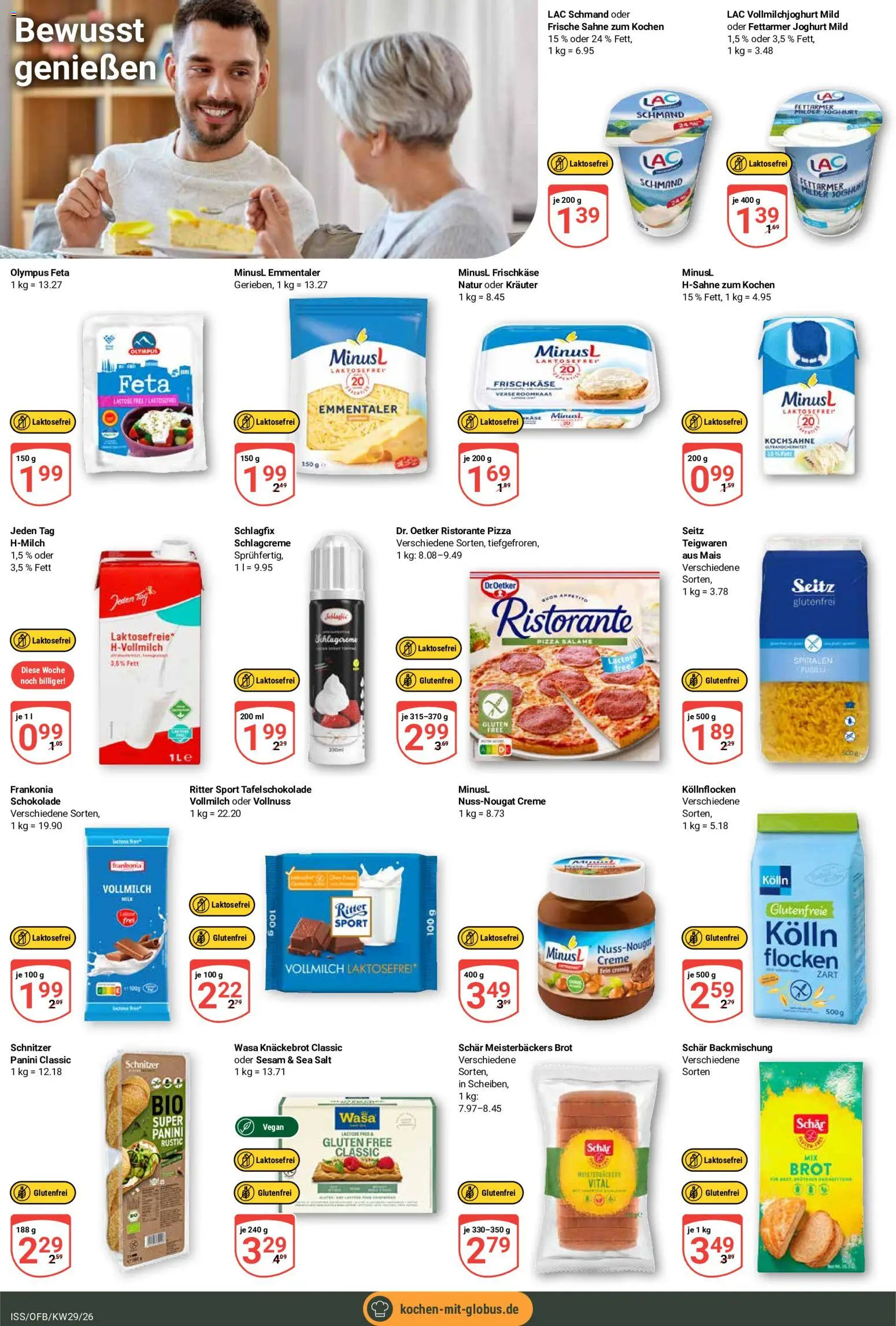 Globus Prospekt – gültig ab 13.07.2026 | Seite: 11 | Produkte: Ristorante, Schokolade, Pizza, Frischkase