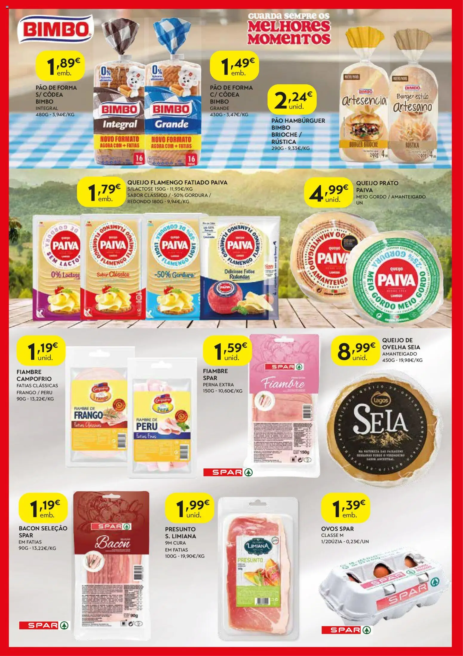 Spar folheto │ válido de 29/09/2026 | Página: 2 | Produtos: Pão de forma, Brioche, Queijo de ovelha, Queijo