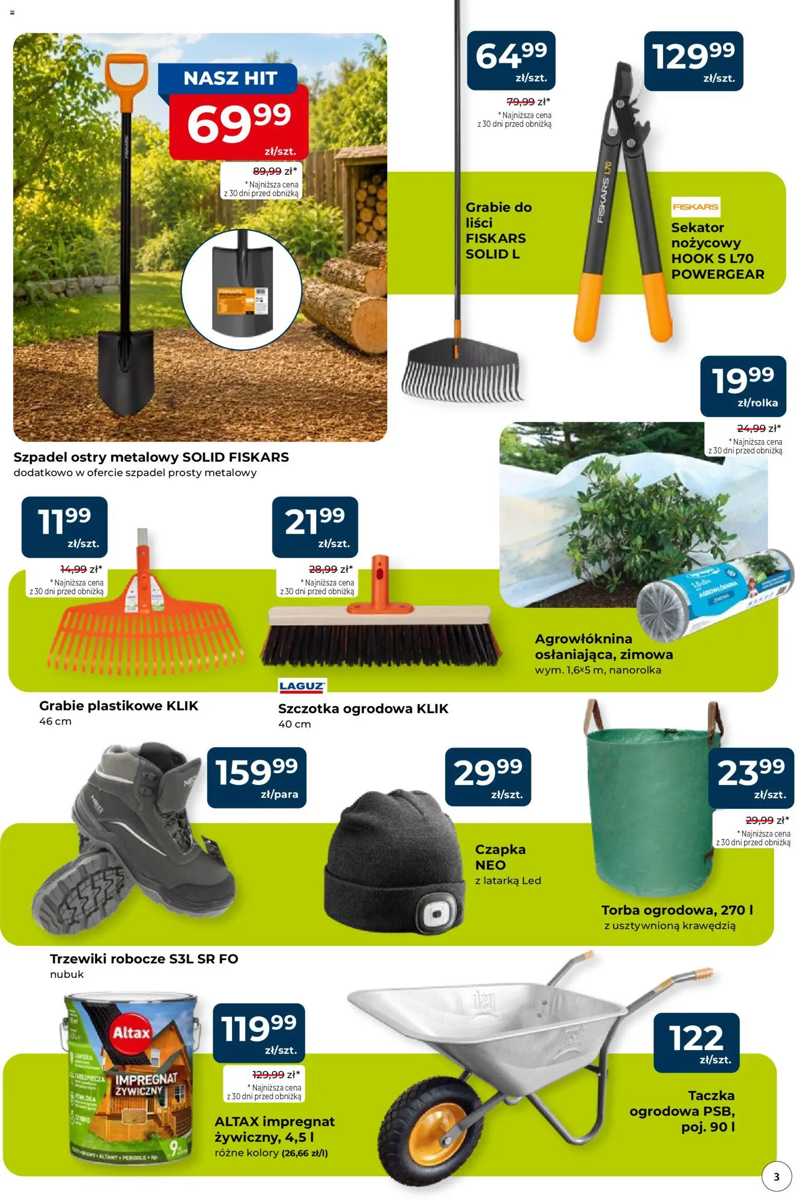 Mrówka gazetka - Kamionki od 17.10.2026 | Strona: 3 | Produkty: Czapka, Torba, Sekator, Szczotka